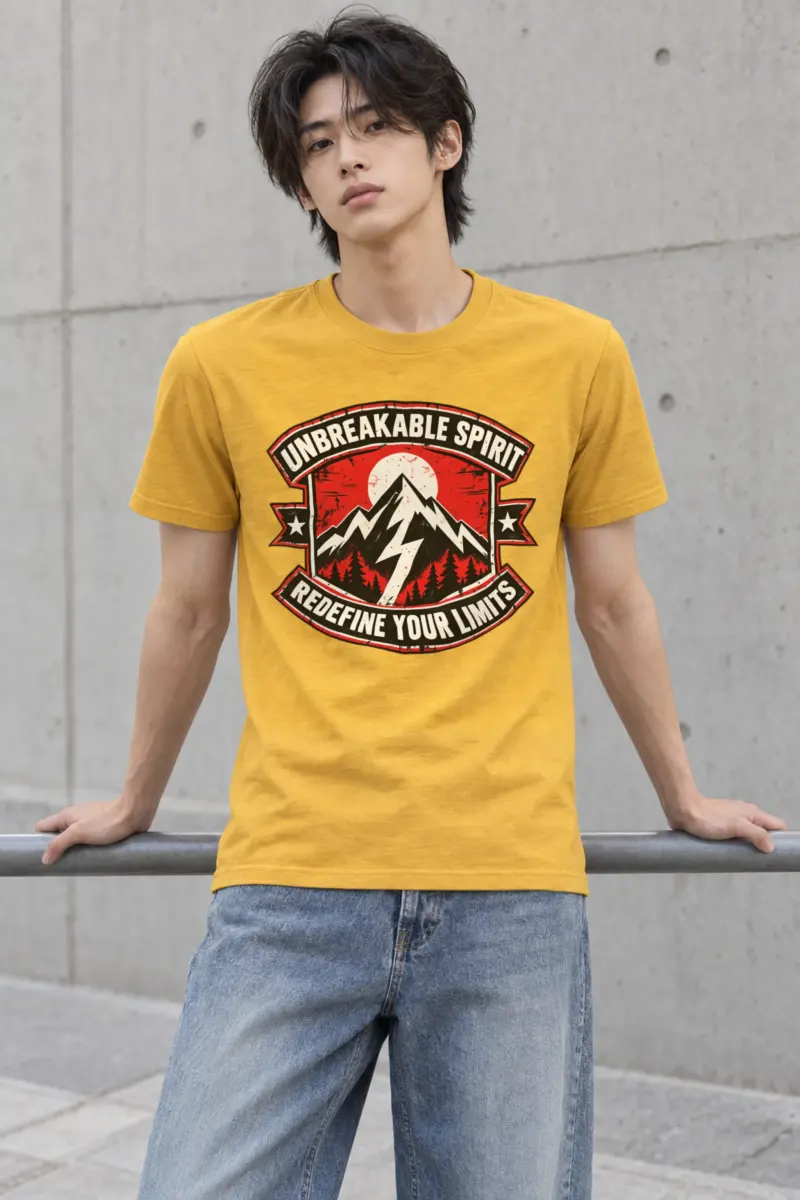 "Unbreakable Spirit" Heavyweight Unisex Crewneck T-shirt