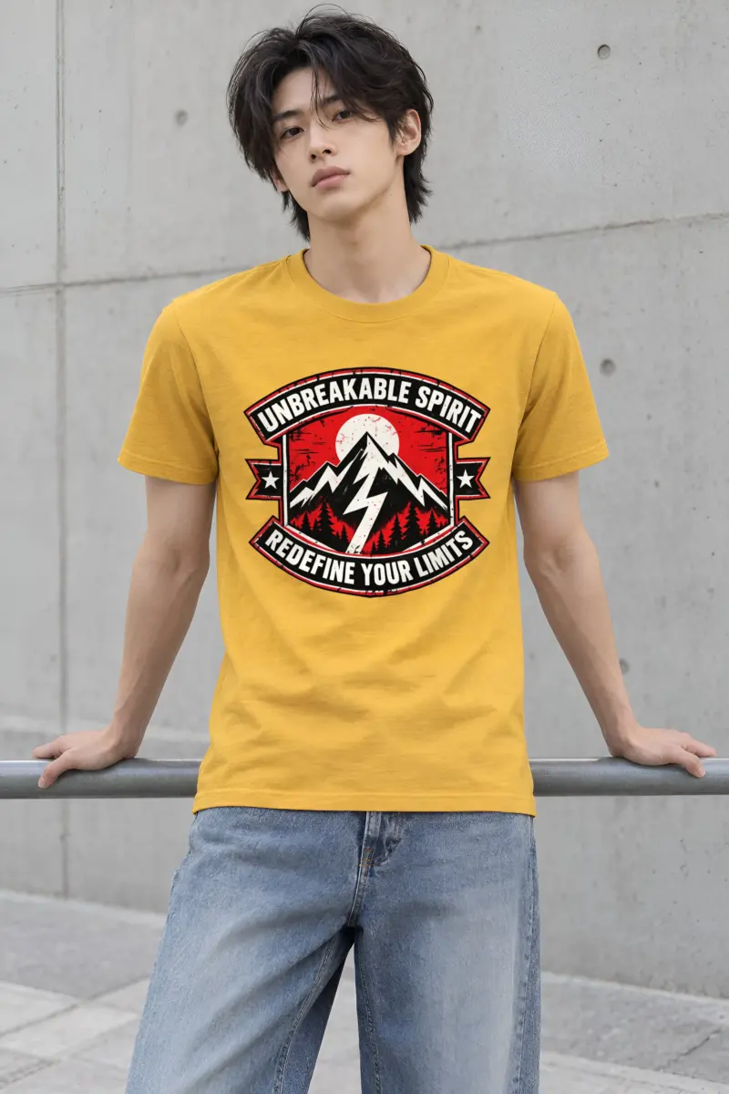 "Unbreakable Spirit" Heavyweight Unisex Crewneck T-shirt