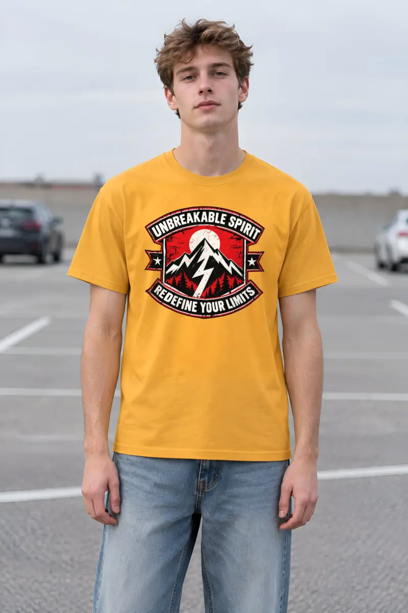 "Unbreakable Spirit" Heavyweight Unisex Crewneck T-shirt