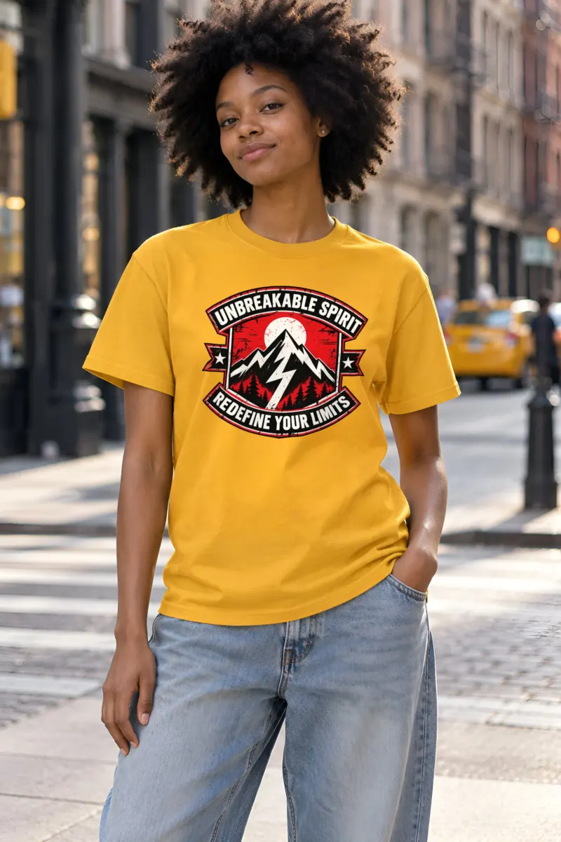 "Unbreakable Spirit" Heavyweight Unisex Crewneck T-shirt