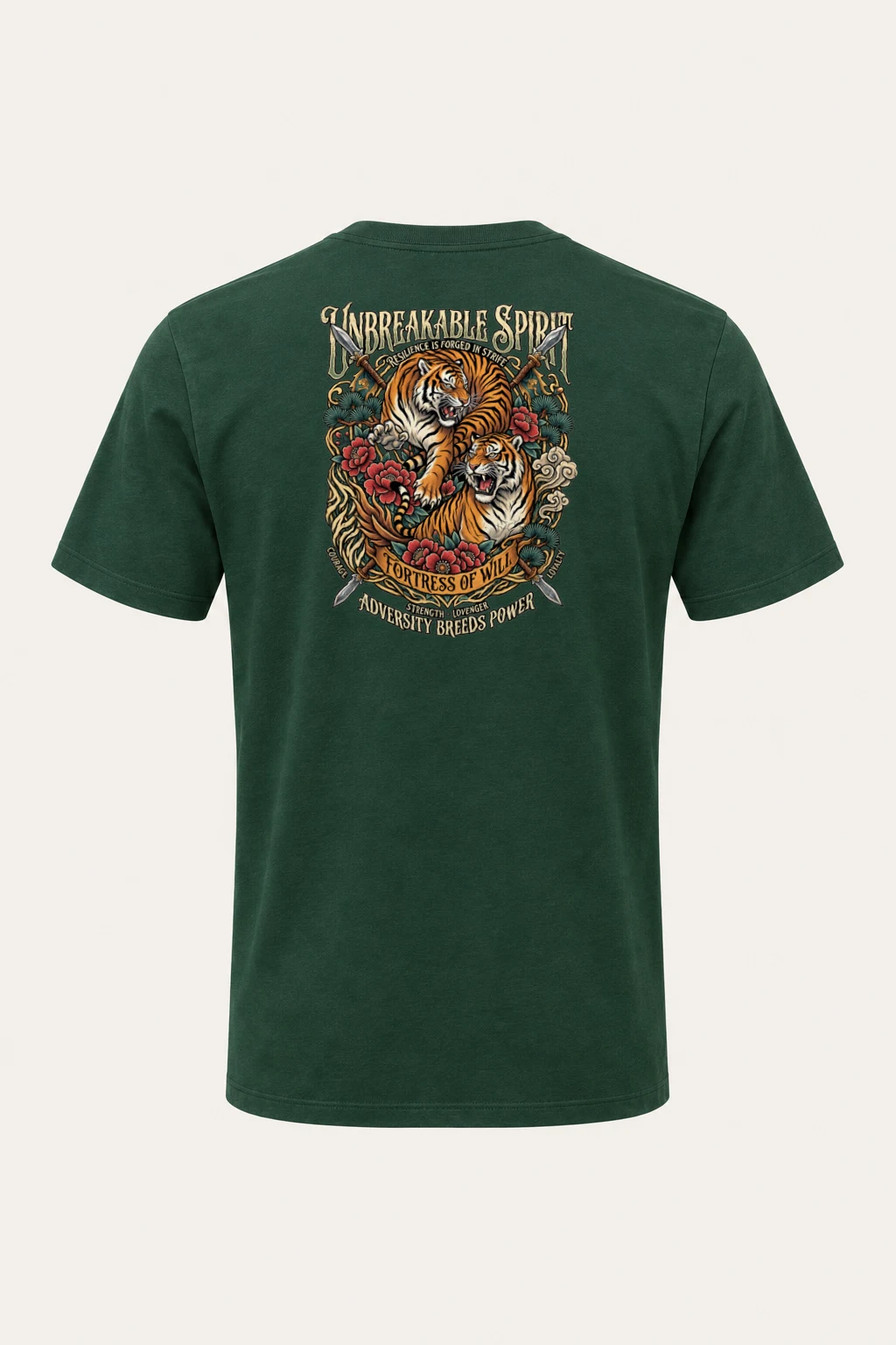 "Unbreakable Spirit" Heavyweight Unisex Crewneck T-shirt | Gildan 5000