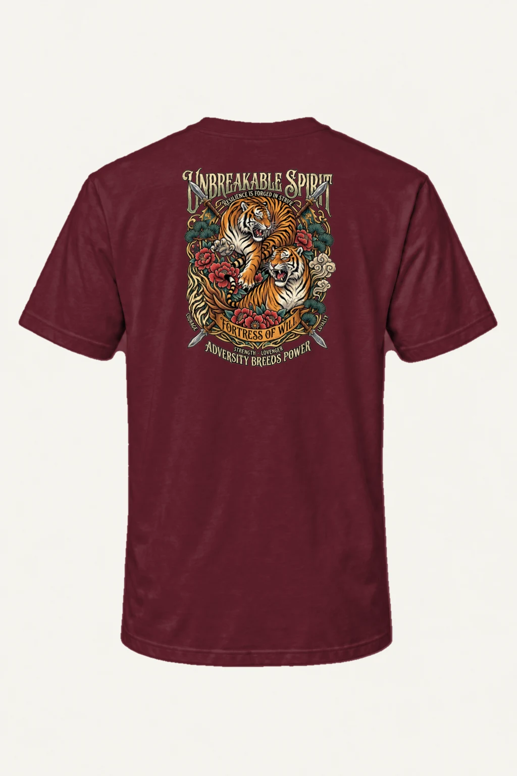 "Unbreakable Spirit" Heavyweight Unisex Crewneck T-shirt | Gildan 5000