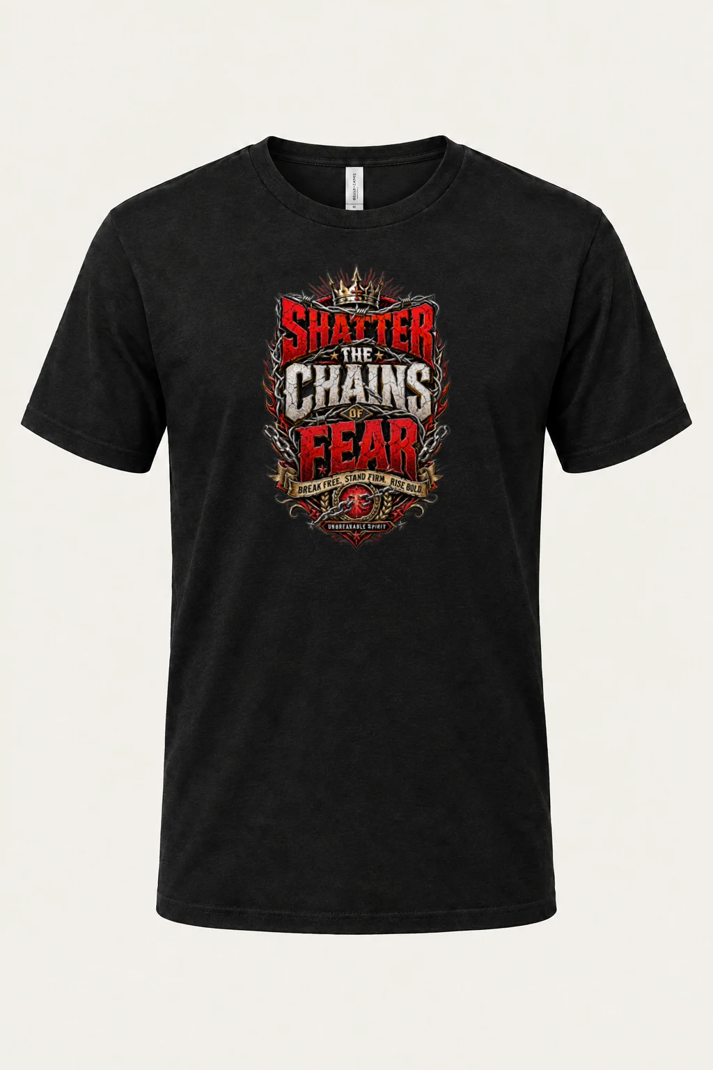 "Unbreakable Spirit" Heavyweight Unisex Crewneck T-shirt | Gildan 5000