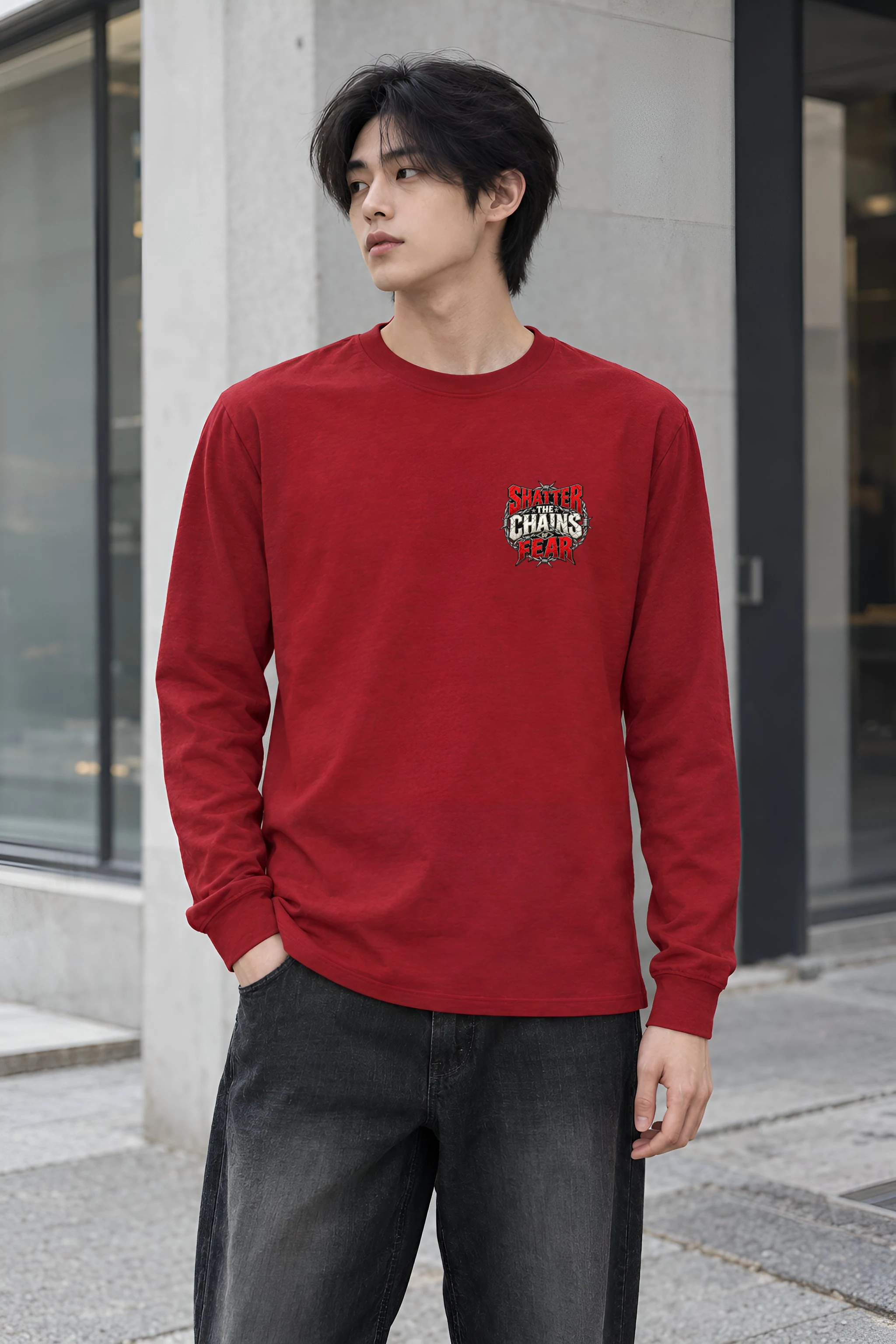 "Unbreakable Spirit" Unisex Longsleeve T-shirt