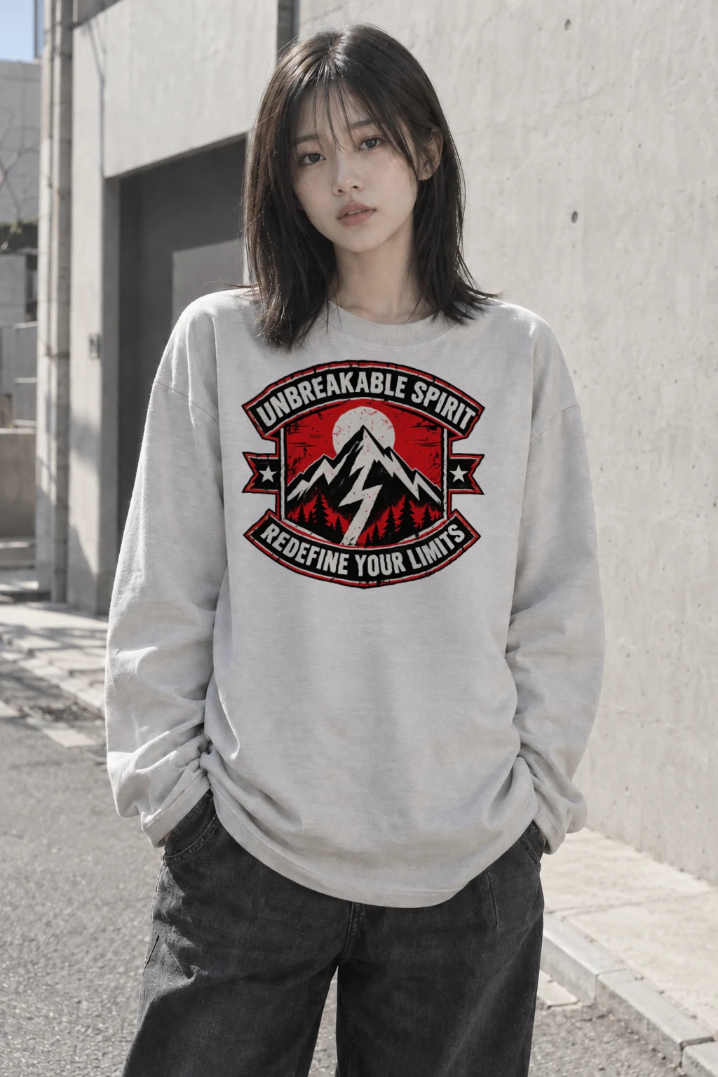 "Unbreakable Spirit" Unisex Longsleeve T-shirt | Gildan 2400