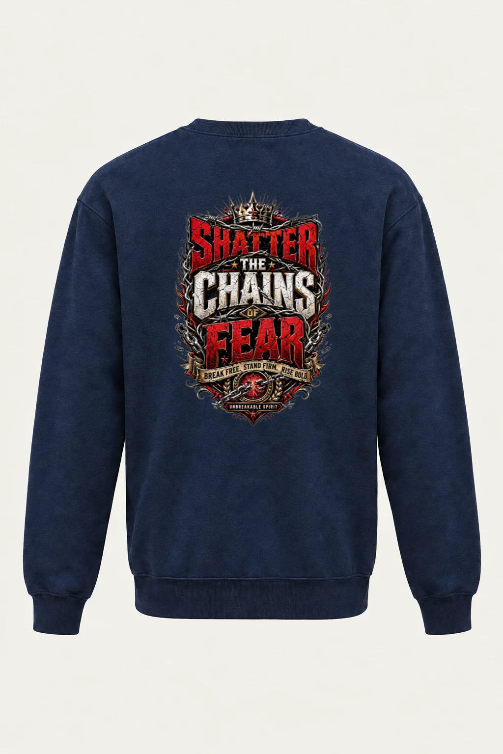 "Unbreakable Spirit" Unisex Sponge Fleece Crewneck Sweatshirt | Bella + Canvas 3901