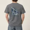 "Under the Astoria Tracks" Heavyweight Unisex Crewneck T-shirt