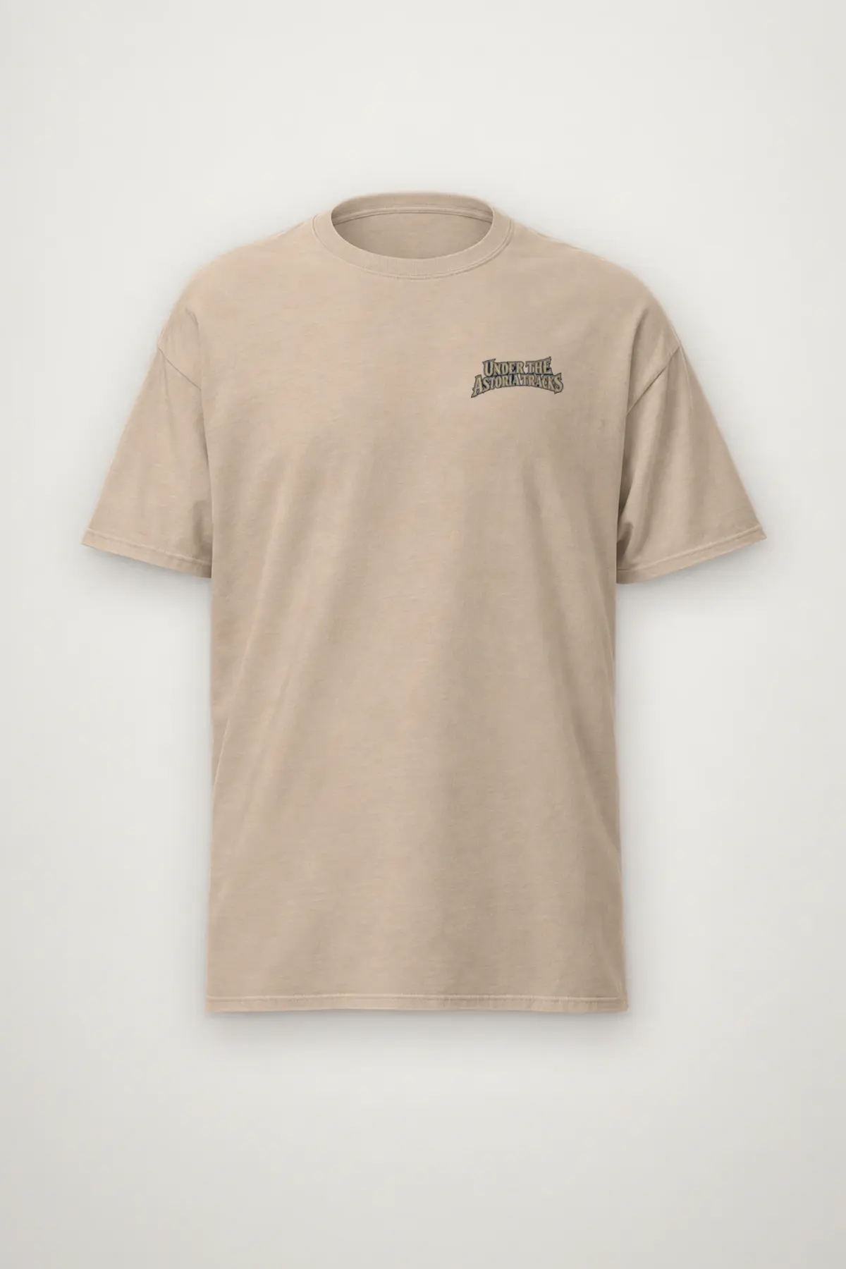 "Under the Astoria Tracks" Heavyweight Unisex Crewneck T-shirt