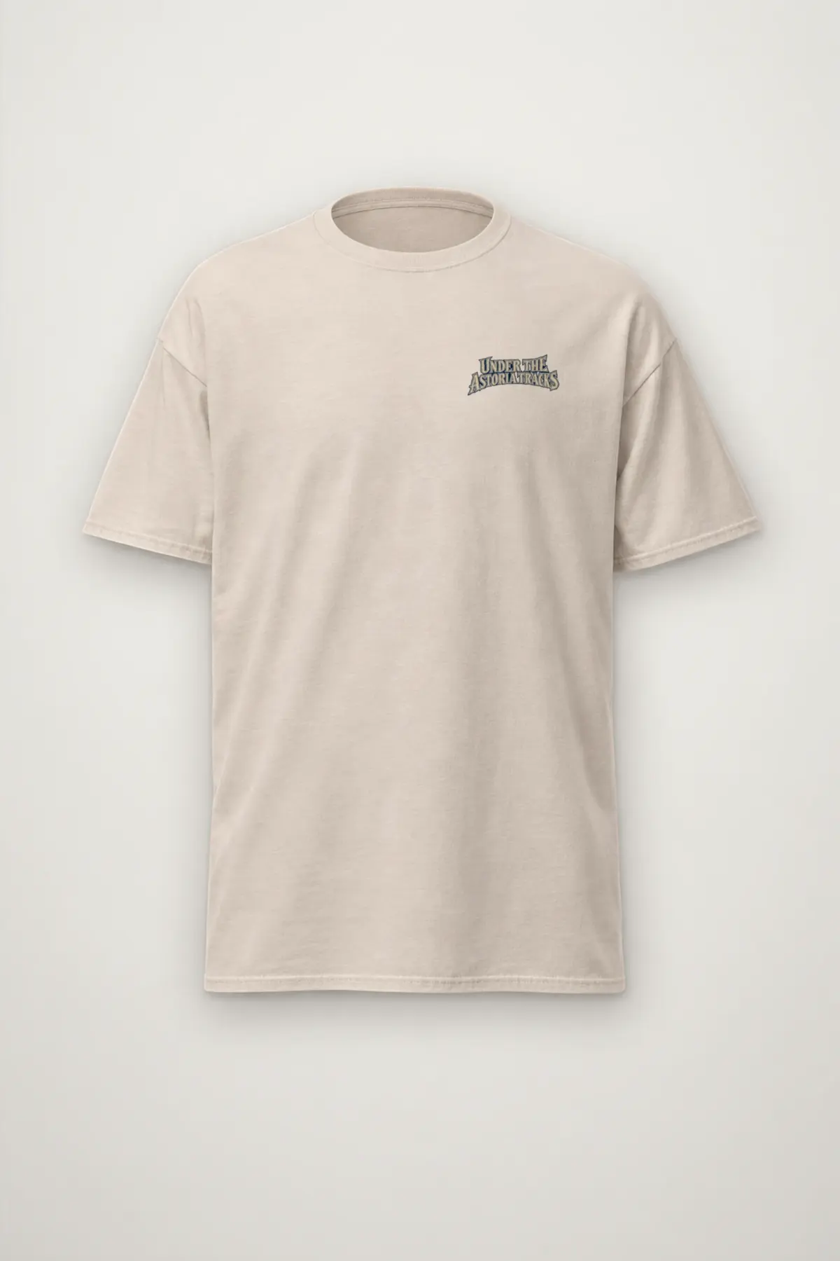 "Under the Astoria Tracks" Heavyweight Unisex Crewneck T-shirt