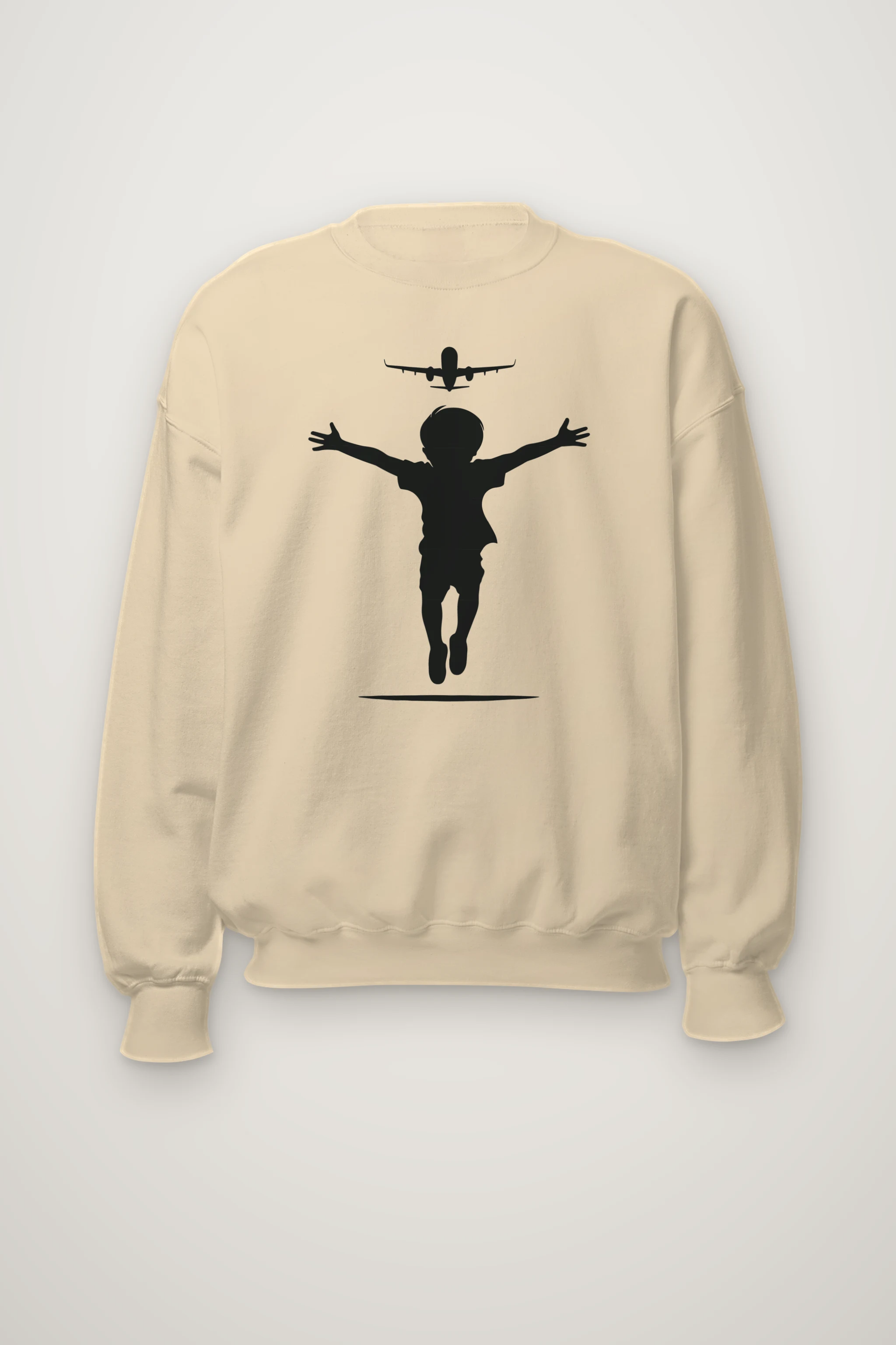 "Under The Flight" Heavy Blend Unisex Crewneck Sweatshirt