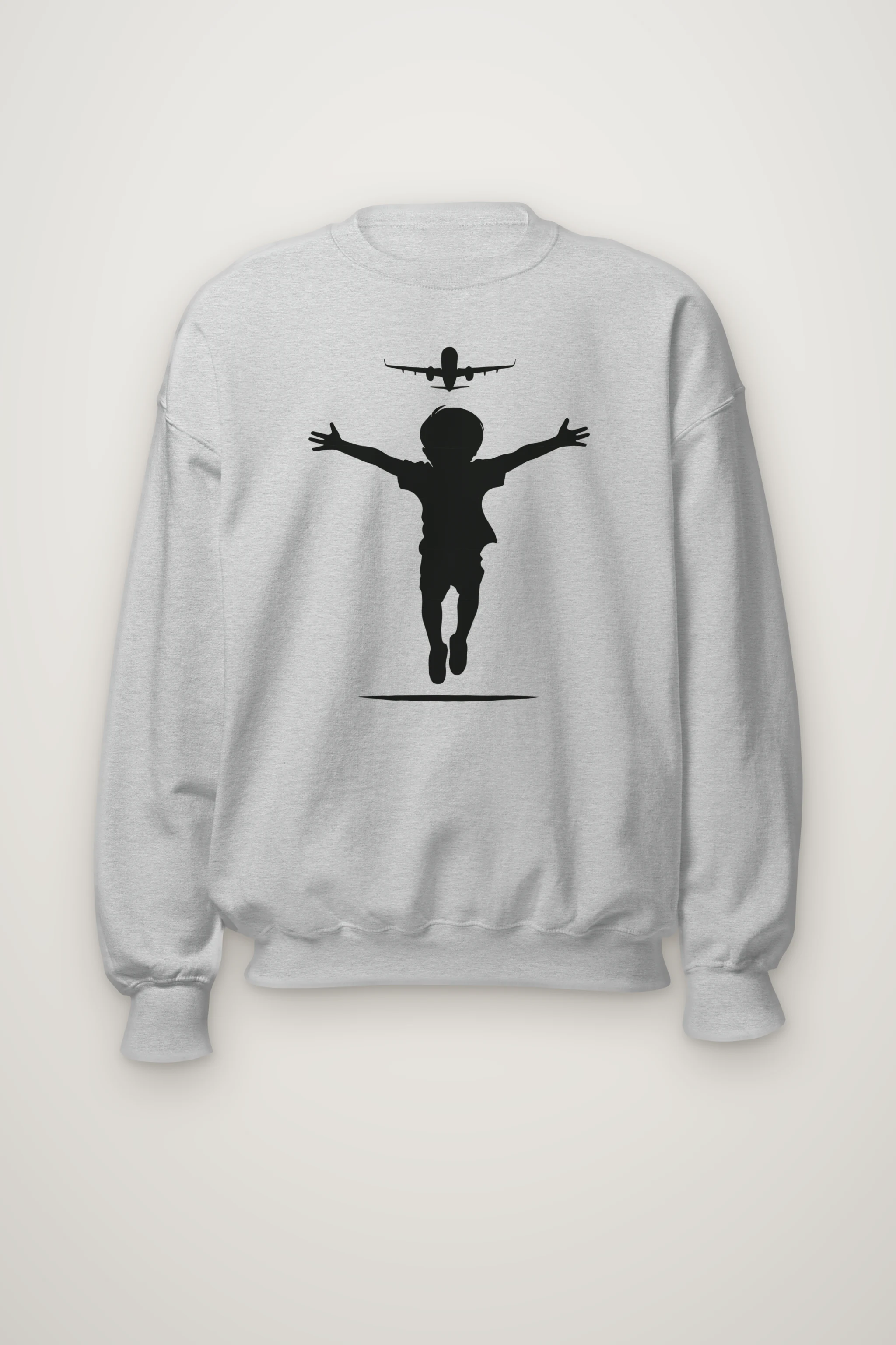 "Under The Flight" Heavy Blend Unisex Crewneck Sweatshirt