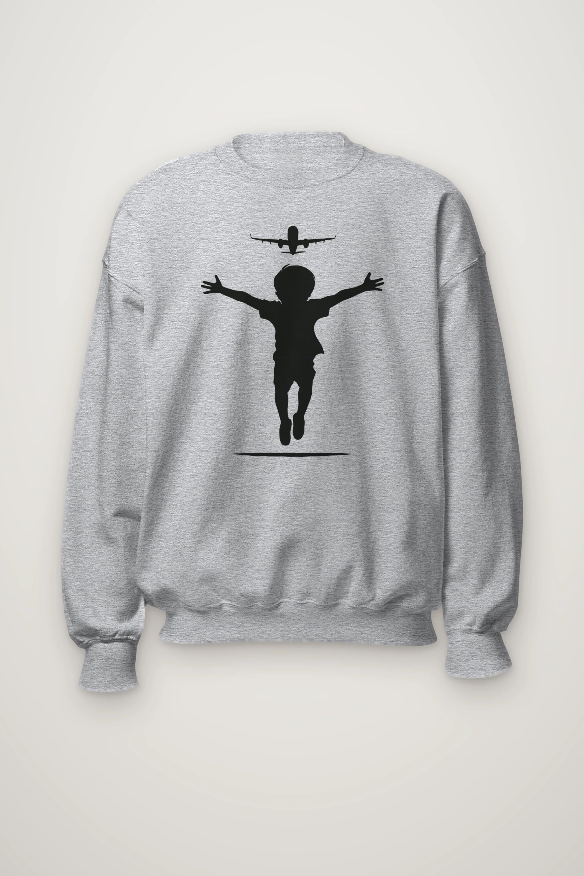 "Under The Flight" Heavy Blend Unisex Crewneck Sweatshirt