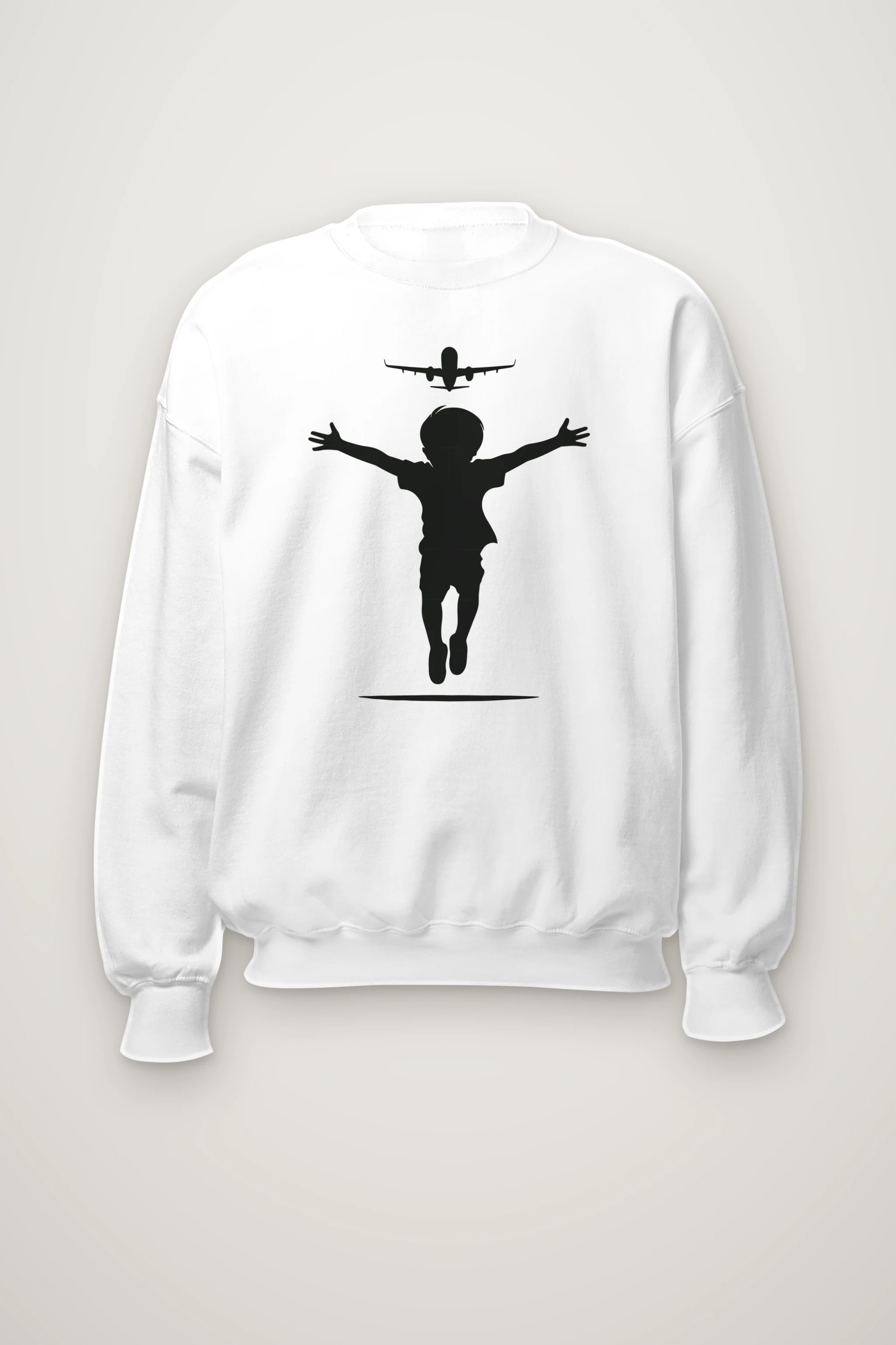 "Under The Flight" Heavy Blend Unisex Crewneck Sweatshirt