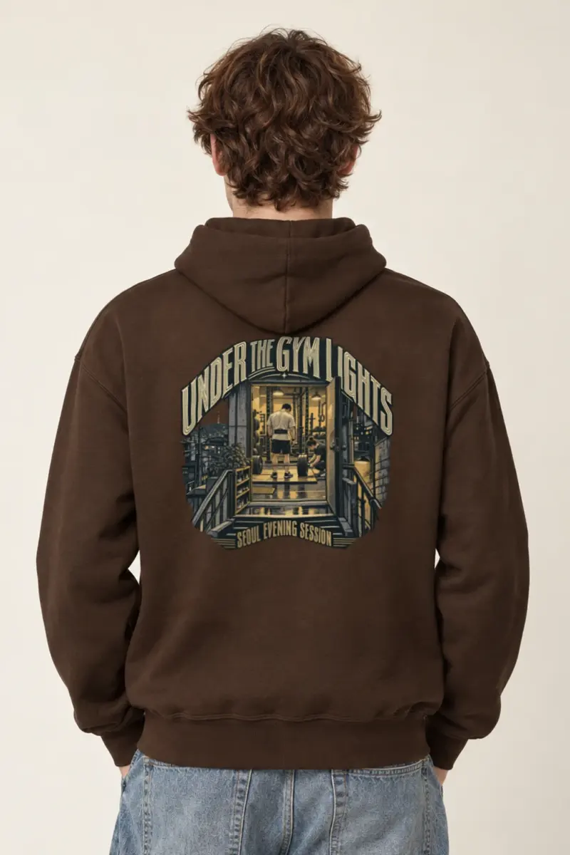 "Under the Gym Lights" Heavy Blend Unisex Pullover Hoodie