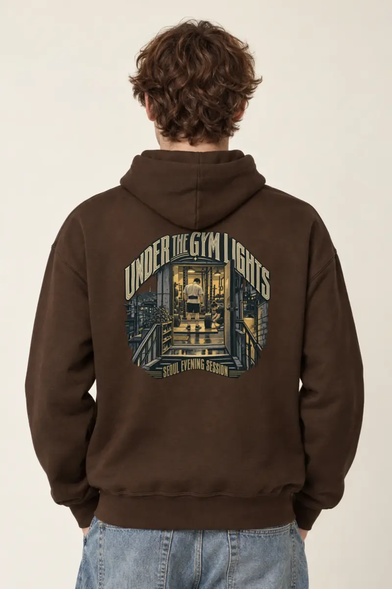 "Under the Gym Lights" Heavy Blend Unisex Pullover Hoodie