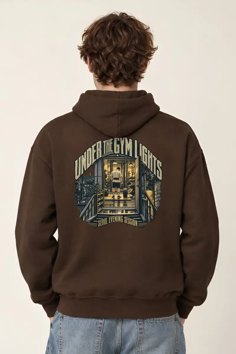"Under the Gym Lights" Heavy Blend Unisex Pullover Hoodie