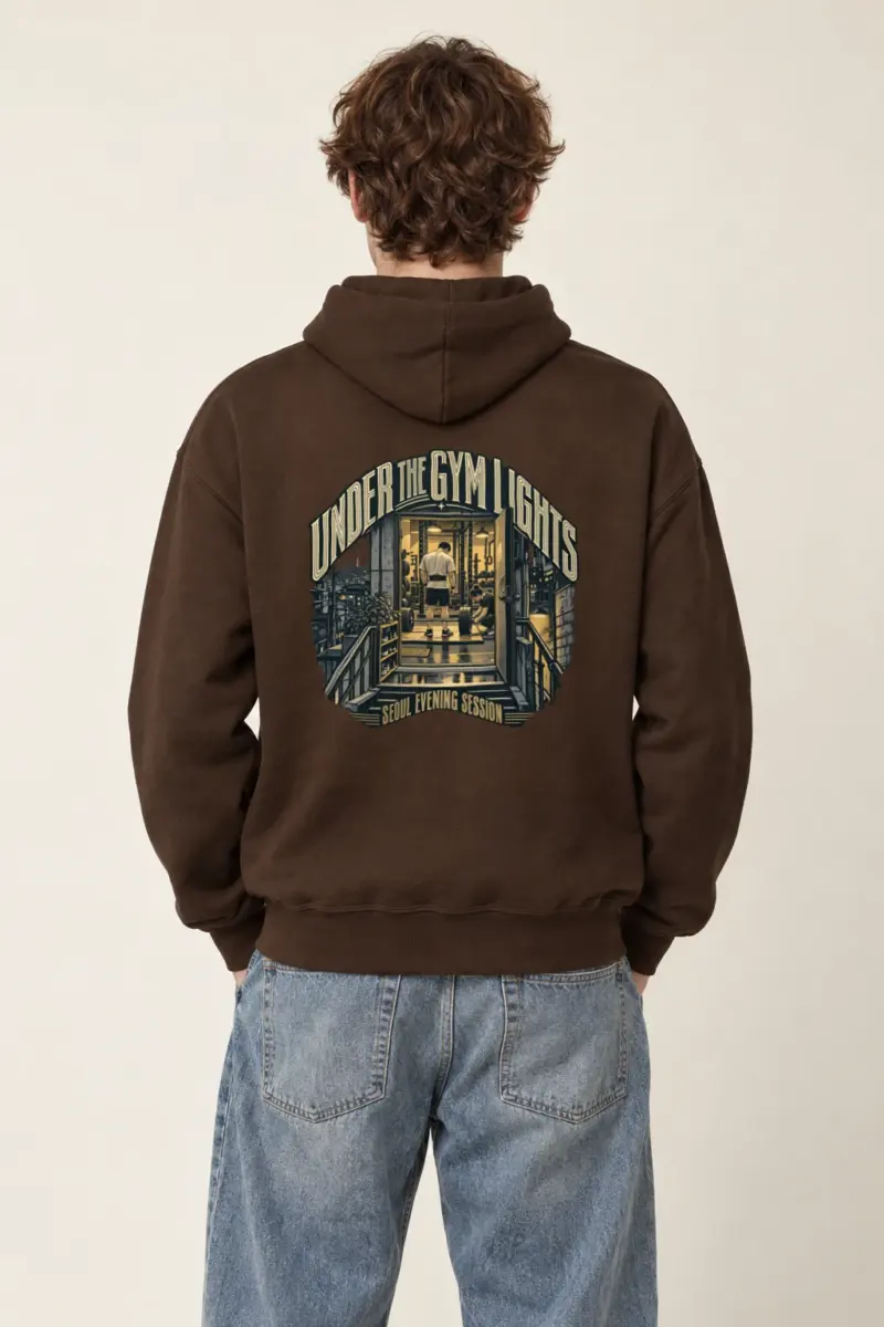 "Under the Gym Lights" Heavy Blend Unisex Pullover Hoodie