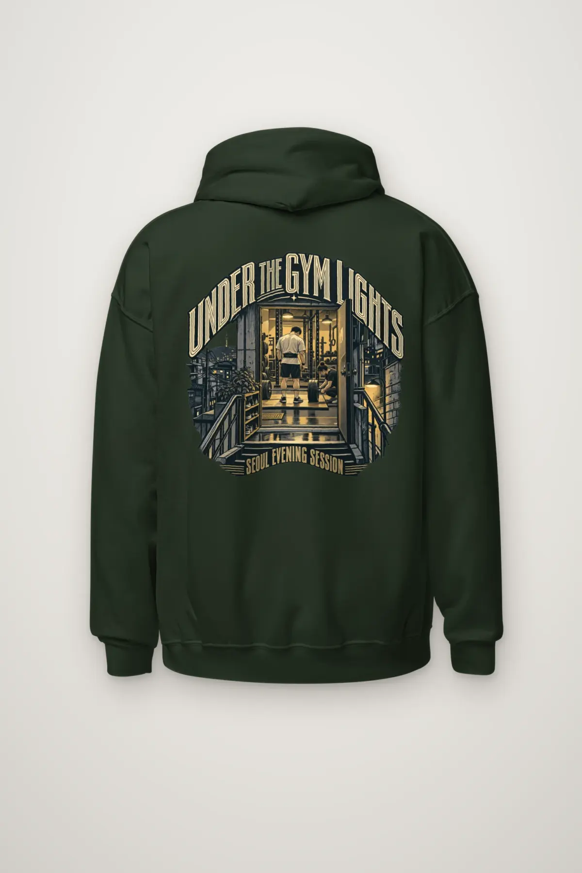 "Under the Gym Lights" Heavy Blend Unisex Pullover Hoodie