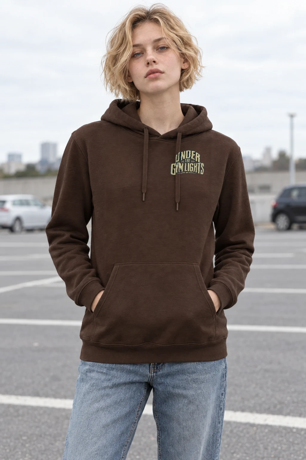 "Under the Gym Lights" Heavy Blend Unisex Pullover Hoodie