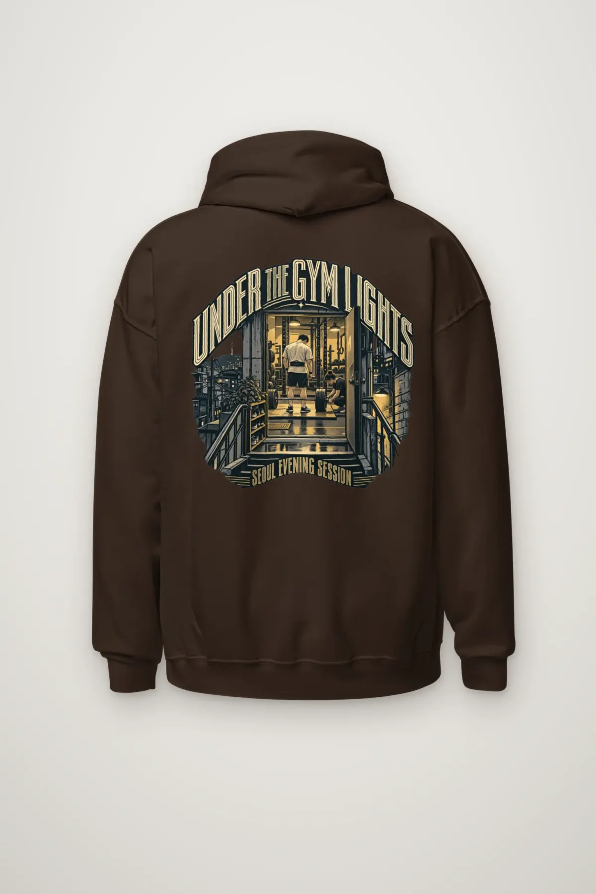 "Under the Gym Lights" Heavy Blend Unisex Pullover Hoodie