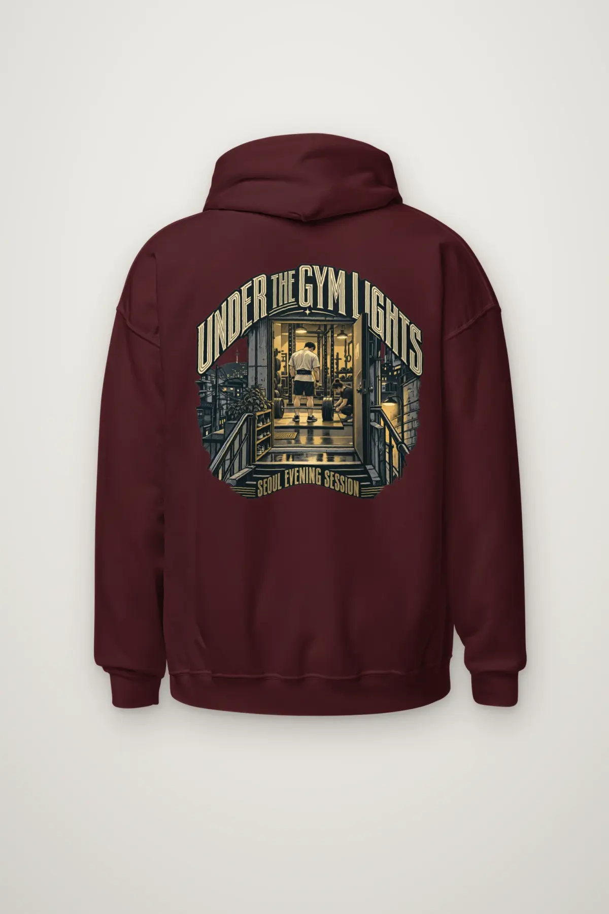 "Under the Gym Lights" Heavy Blend Unisex Pullover Hoodie