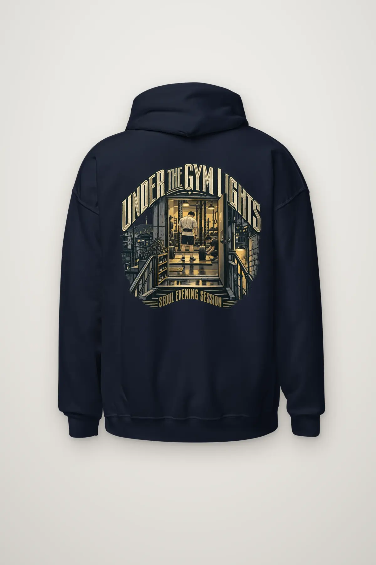 "Under the Gym Lights" Heavy Blend Unisex Pullover Hoodie