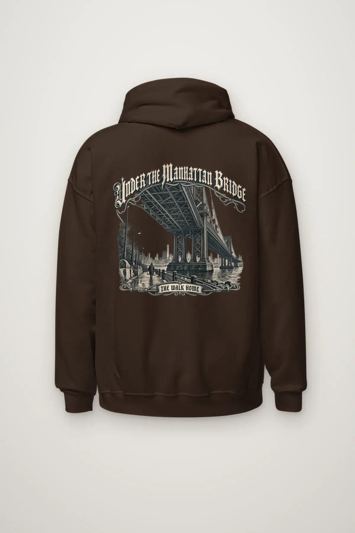 "Under the Manhattan Bridge" Heavy Blend Unisex Pullover Hoodie