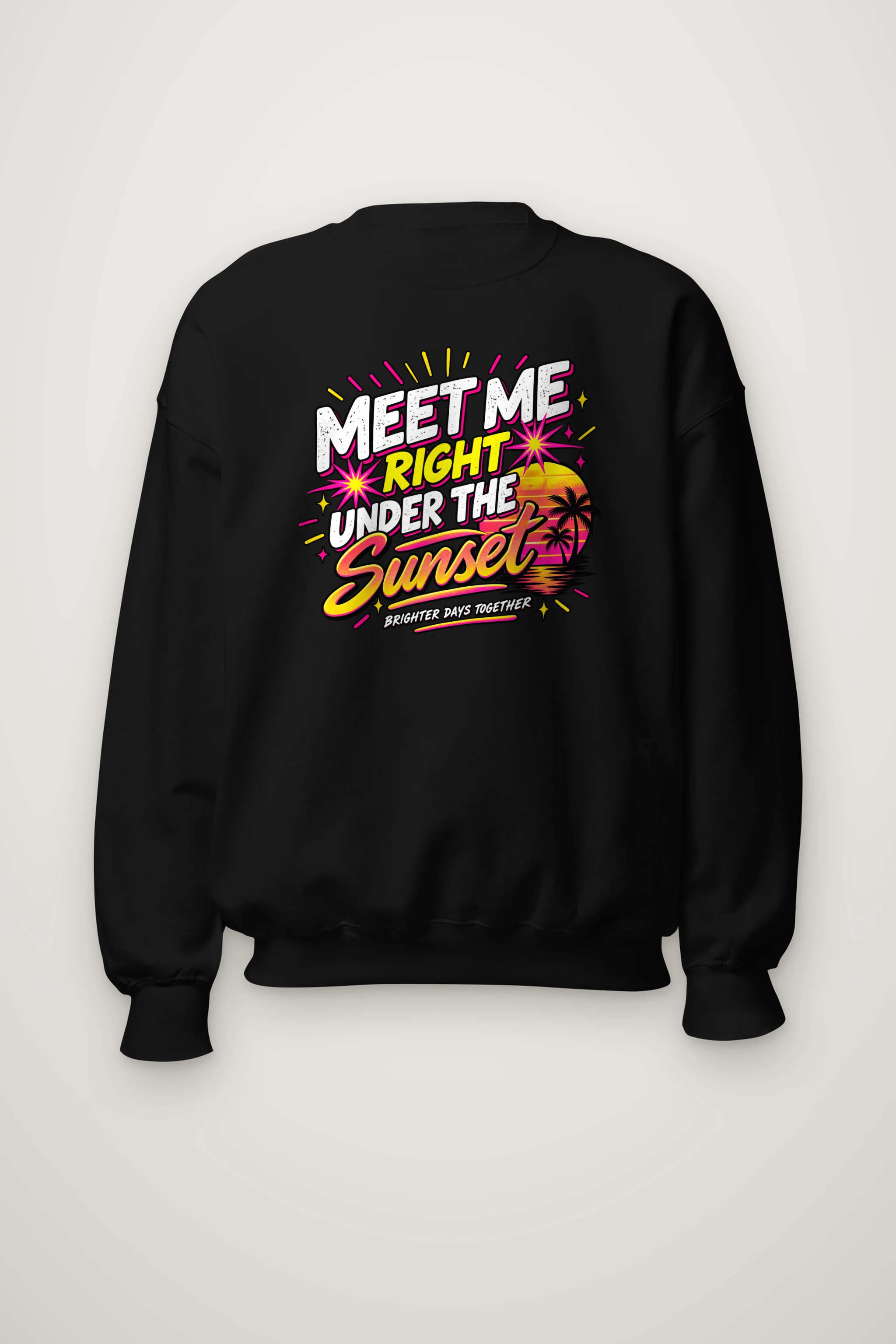 "Under The Sunset" Heavy Blend Unisex Crewneck Sweatshirt
