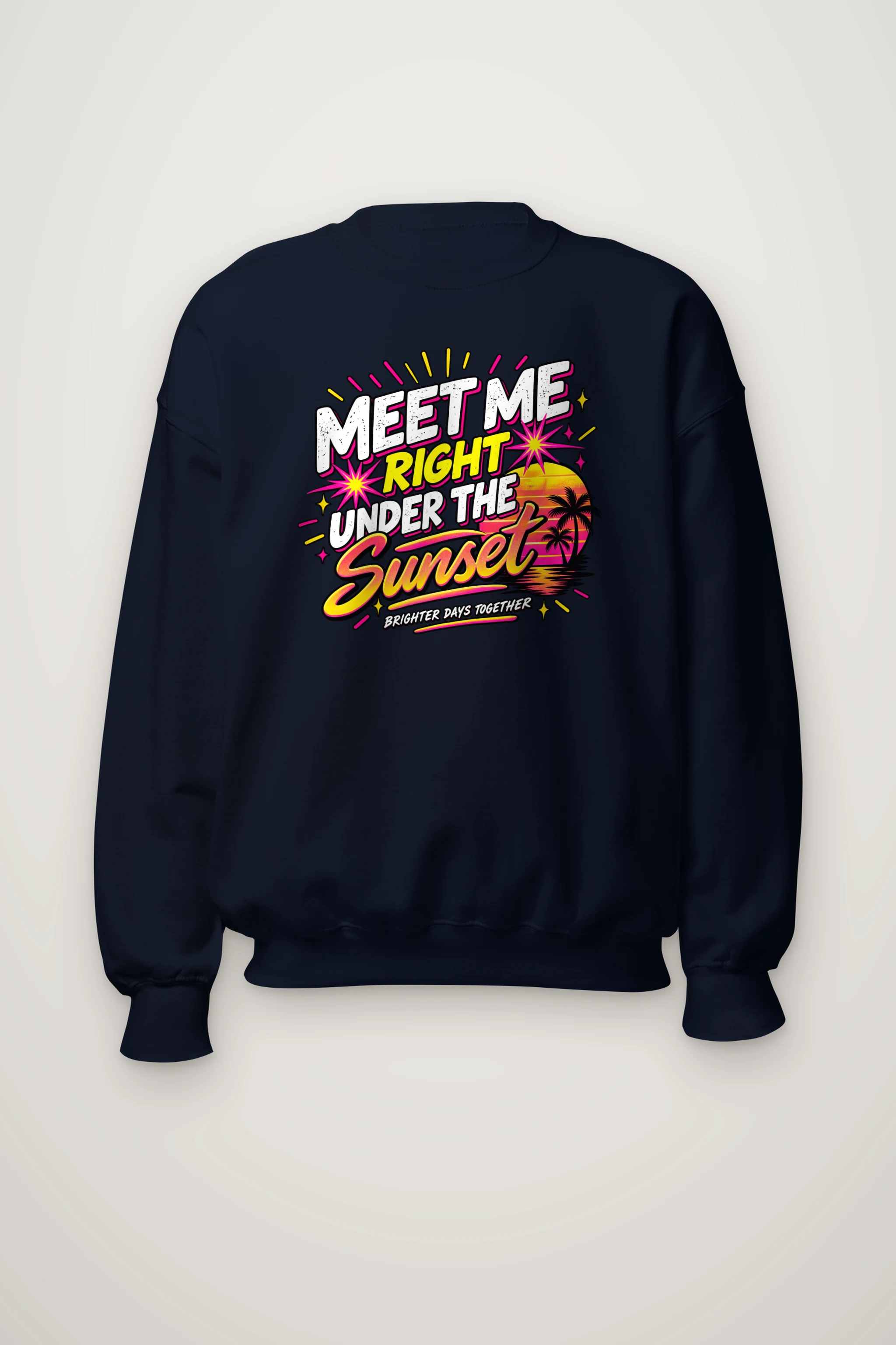 "Under The Sunset" Heavy Blend Unisex Crewneck Sweatshirt