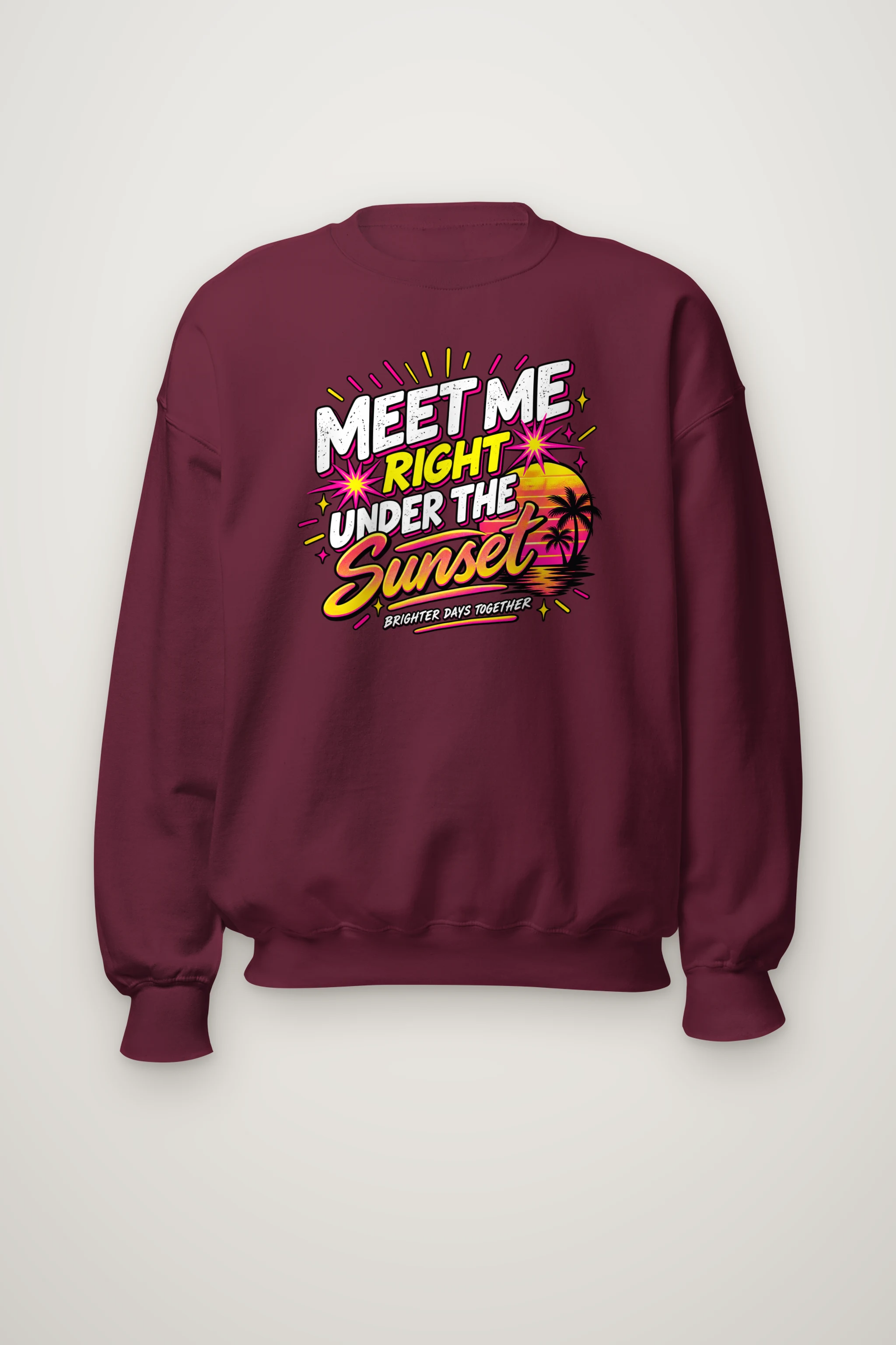 "Under The Sunset" Heavy Blend Unisex Crewneck Sweatshirt