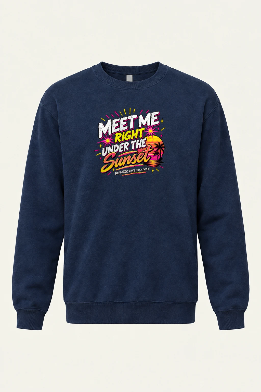"Under The Sunset" Heavy Blend Unisex Crewneck Sweatshirt | Gildan 18000