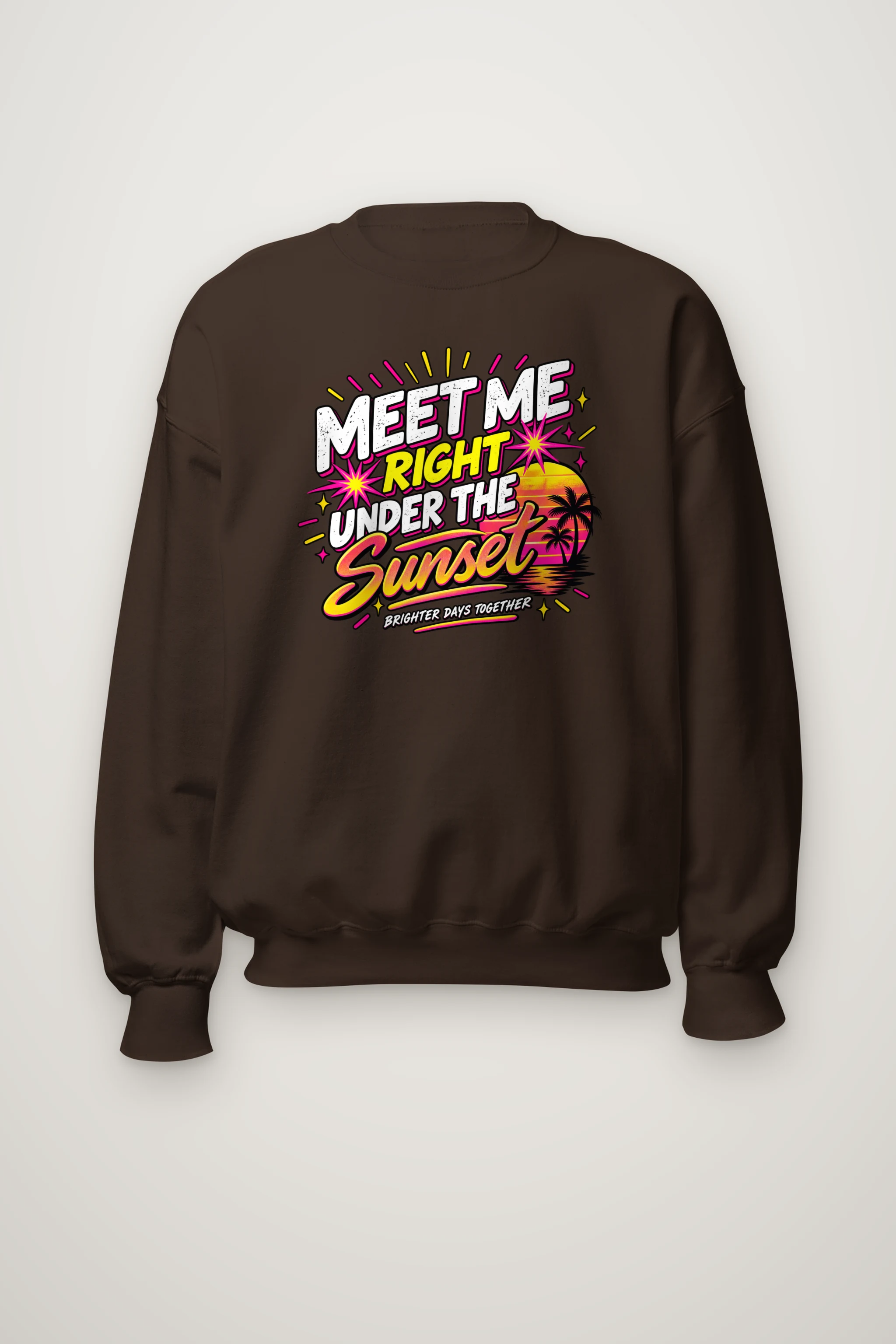 "Under The Sunset" Heavy Blend Unisex Crewneck Sweatshirt
