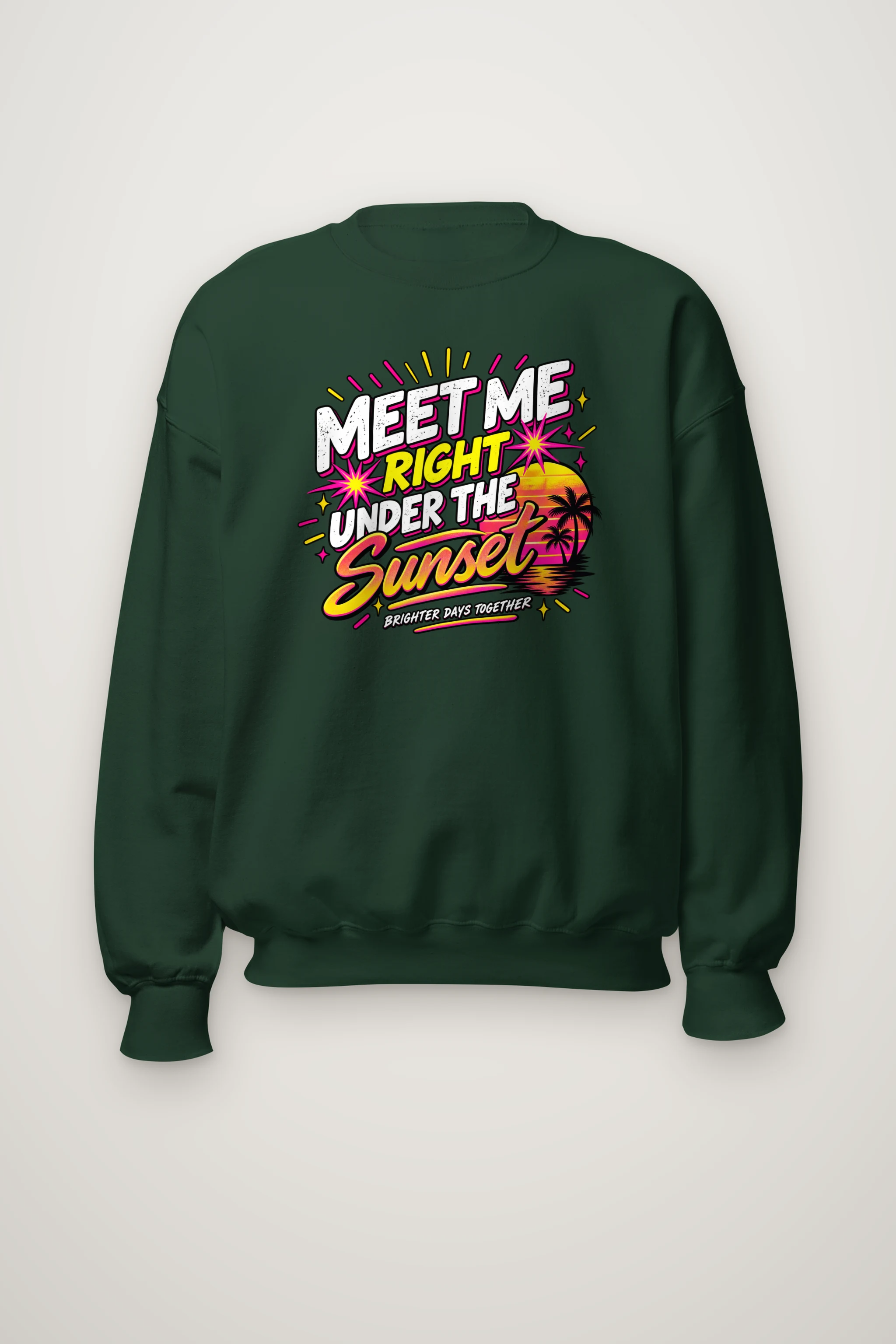 "Under The Sunset" Heavy Blend Unisex Crewneck Sweatshirt