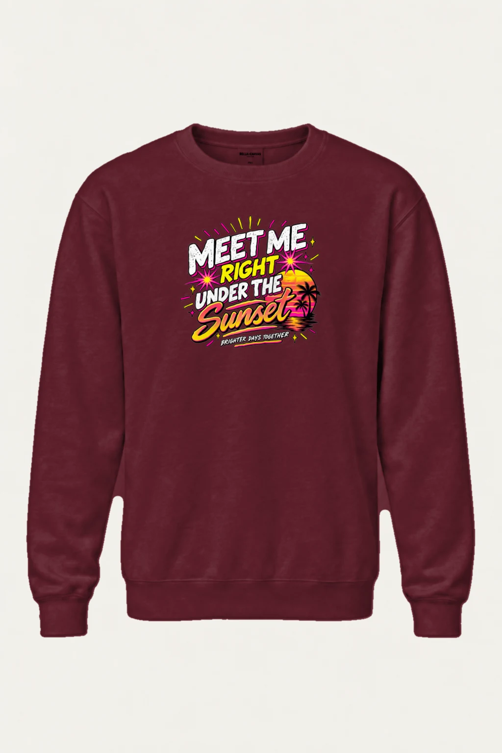 "Under The Sunset" Heavy Blend Unisex Crewneck Sweatshirt | Gildan 18000