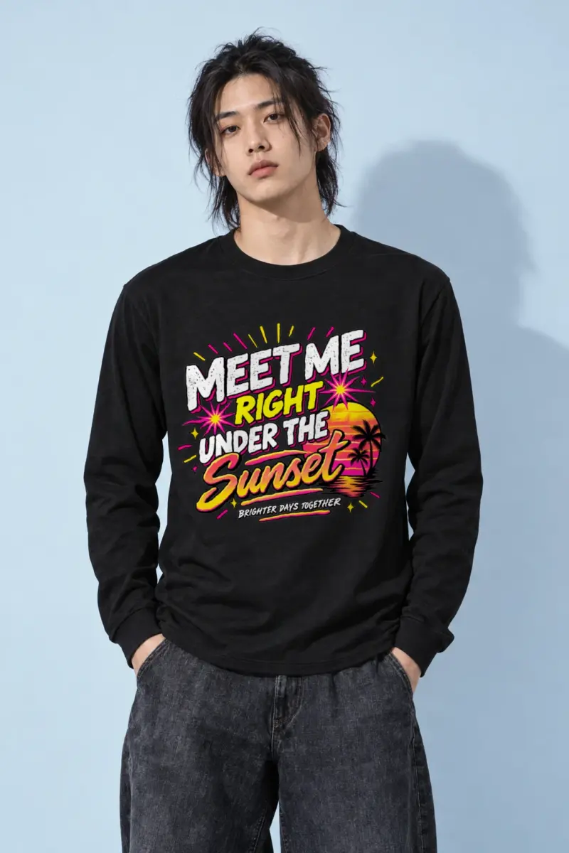 "Under The Sunset" Unisex Longsleeve T-shirt
