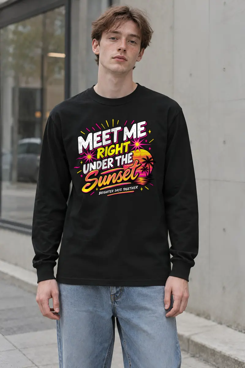 "Under The Sunset" Unisex Longsleeve T-shirt