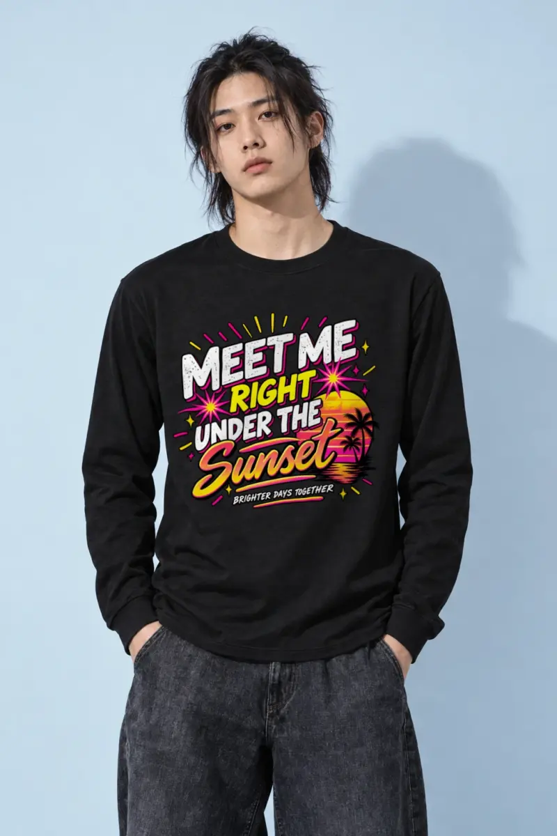 "Under The Sunset" Unisex Longsleeve T-shirt