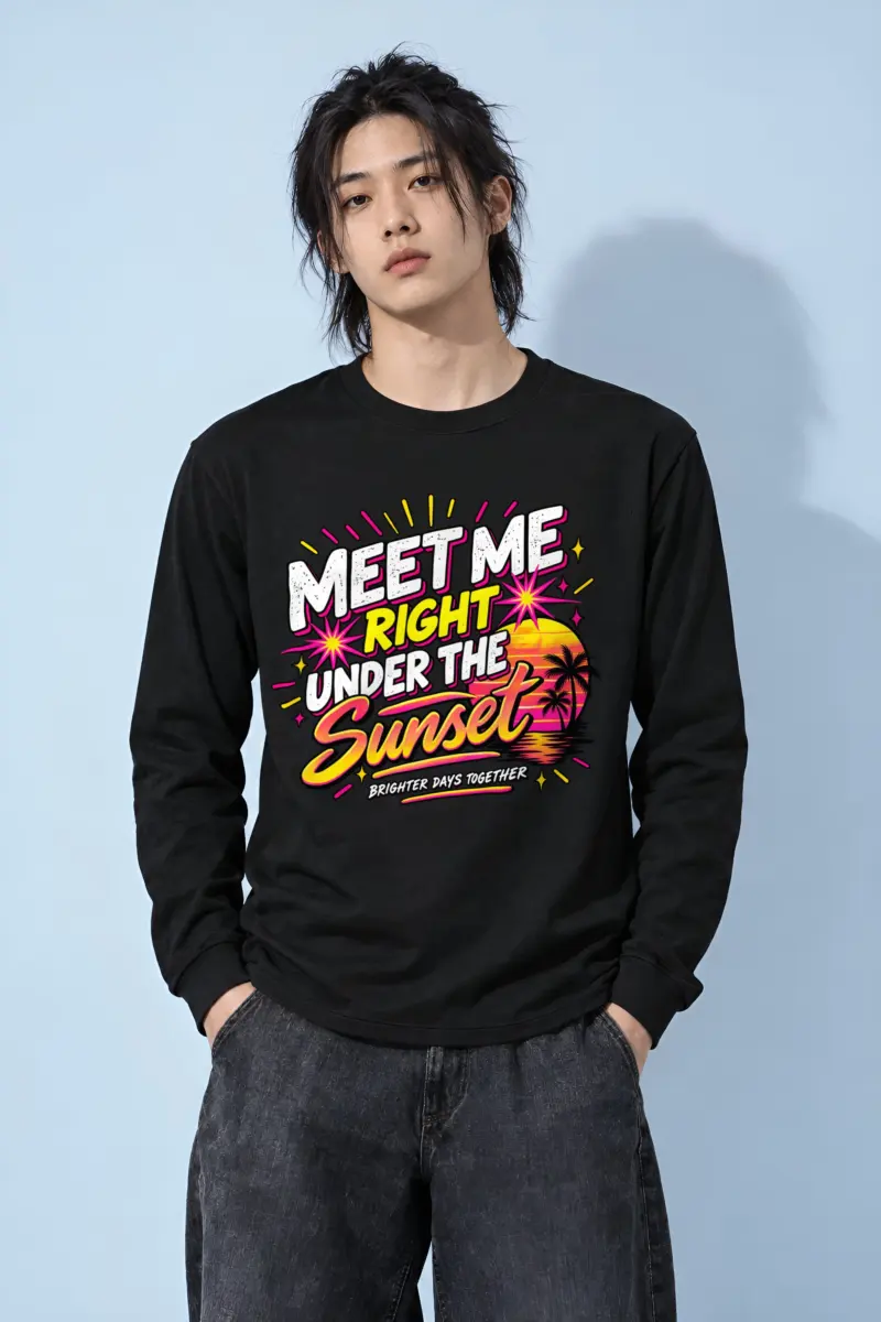 "Under The Sunset" Unisex Longsleeve T-shirt