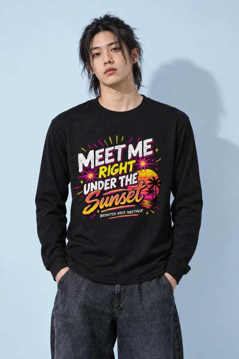 "Under The Sunset" Unisex Longsleeve T-shirt