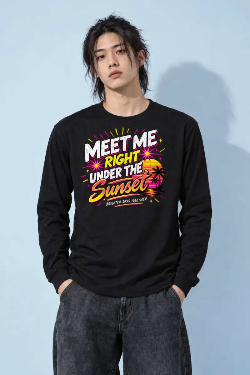 "Under The Sunset" Unisex Longsleeve T-shirt