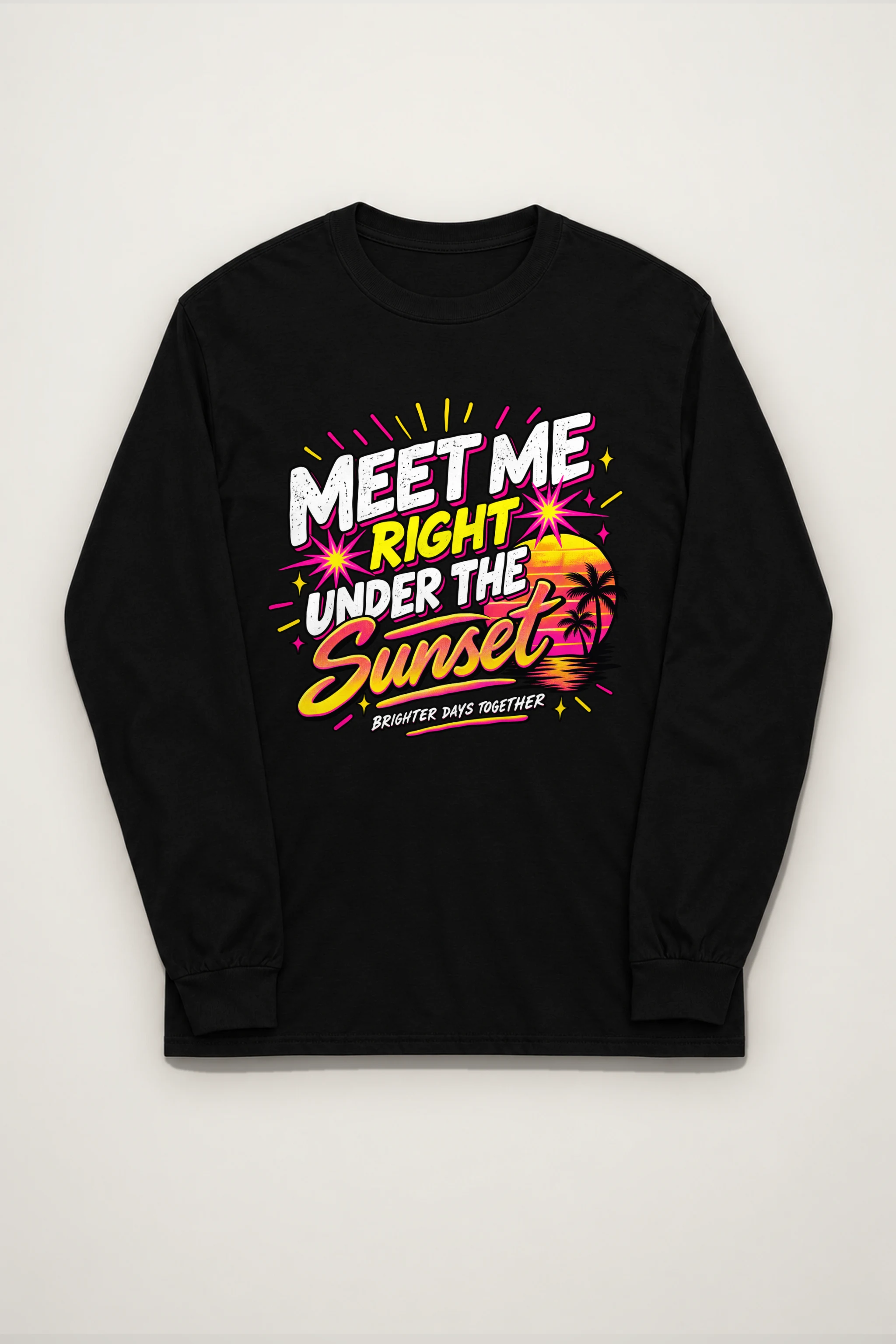 "Under The Sunset" Unisex Longsleeve T-shirt