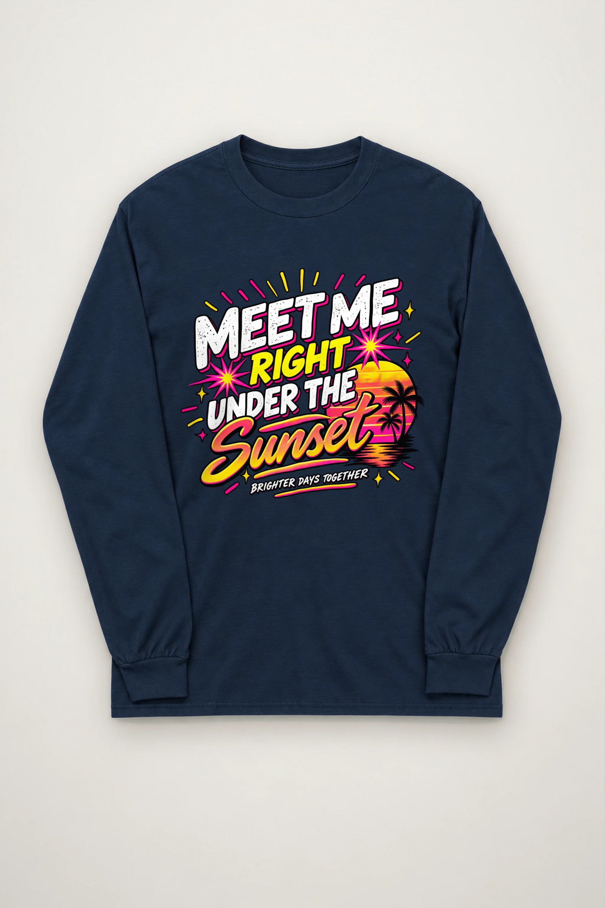 "Under The Sunset" Unisex Longsleeve T-shirt