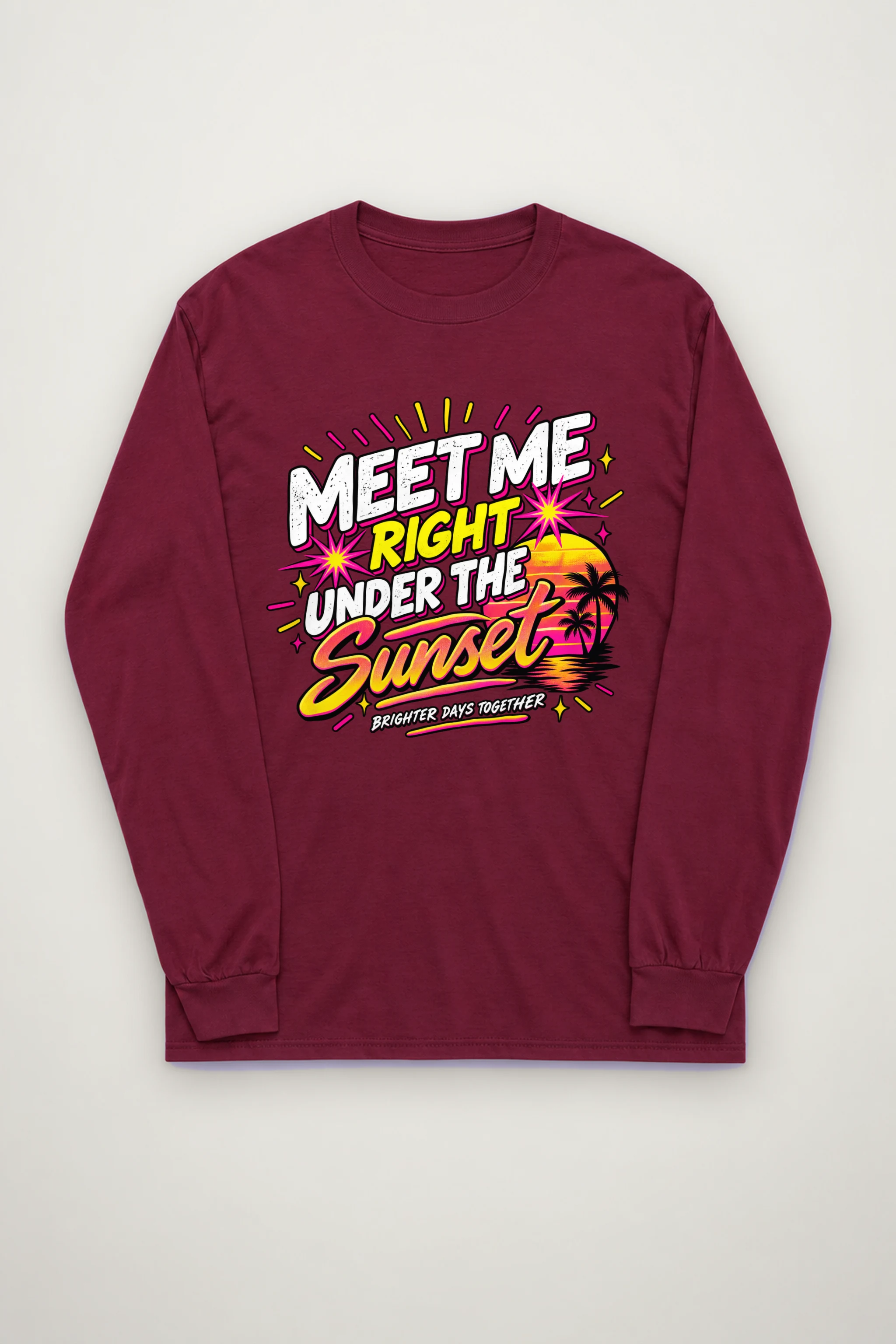 "Under The Sunset" Unisex Longsleeve T-shirt