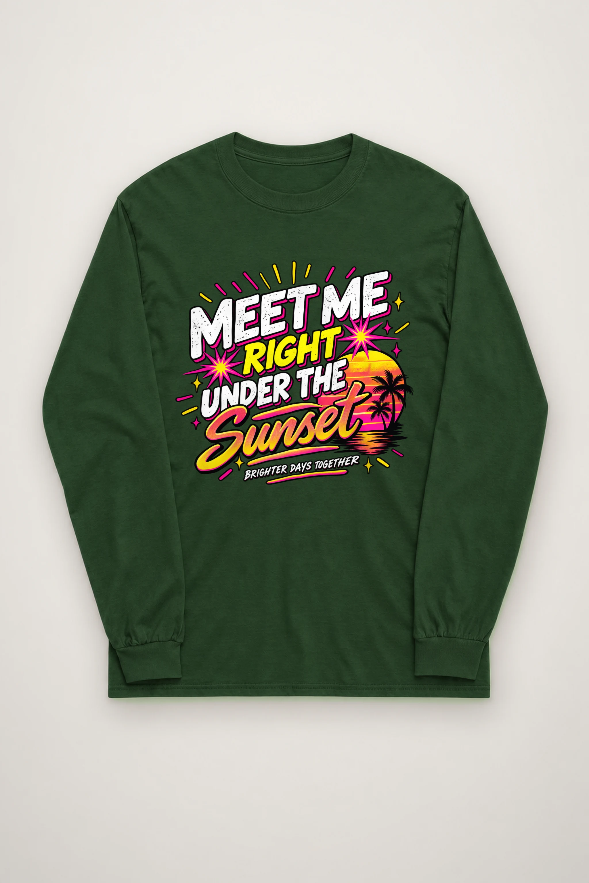 "Under The Sunset" Unisex Longsleeve T-shirt