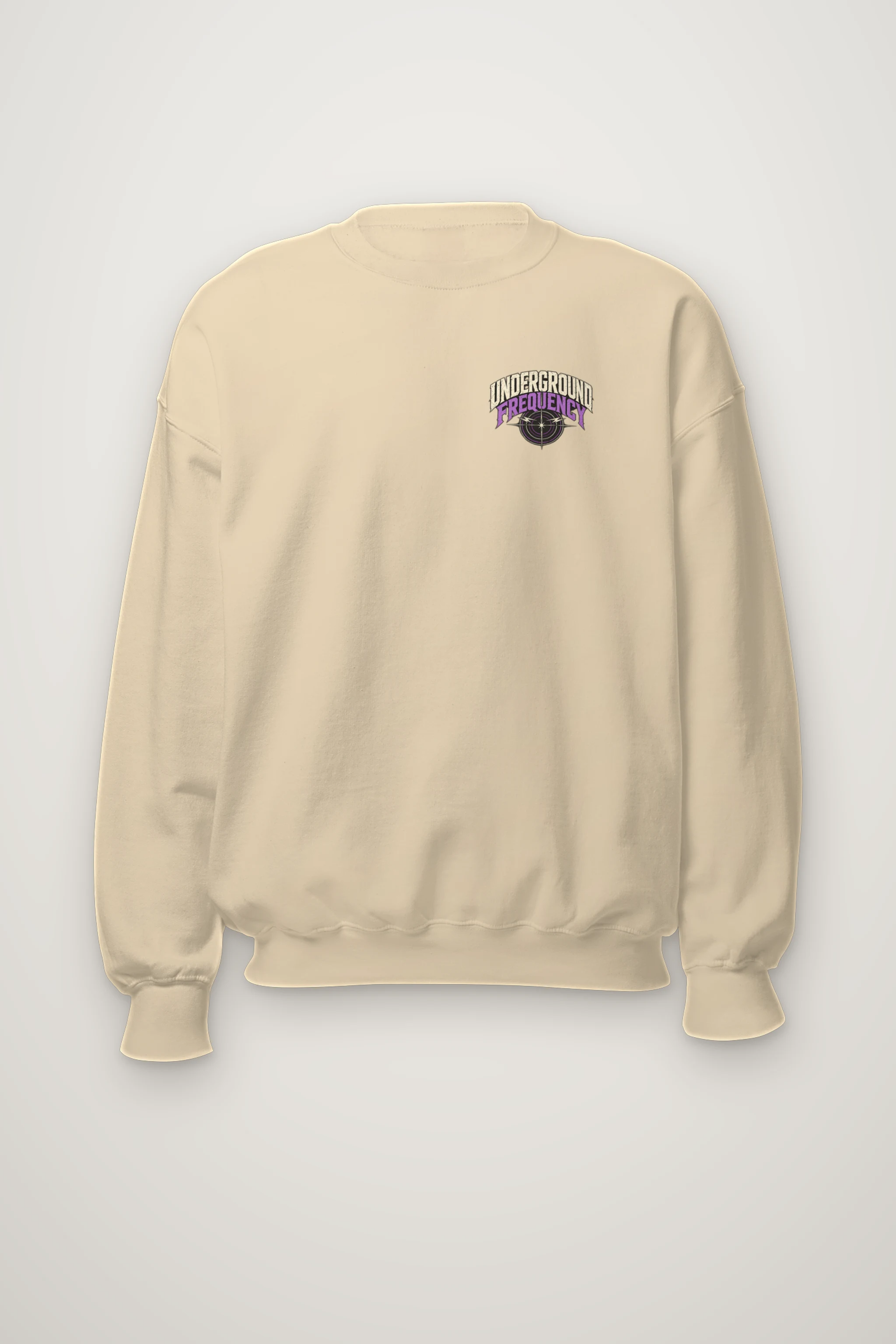 "Underground Frequency" Heavy Blend Unisex Crewneck Sweatshirt