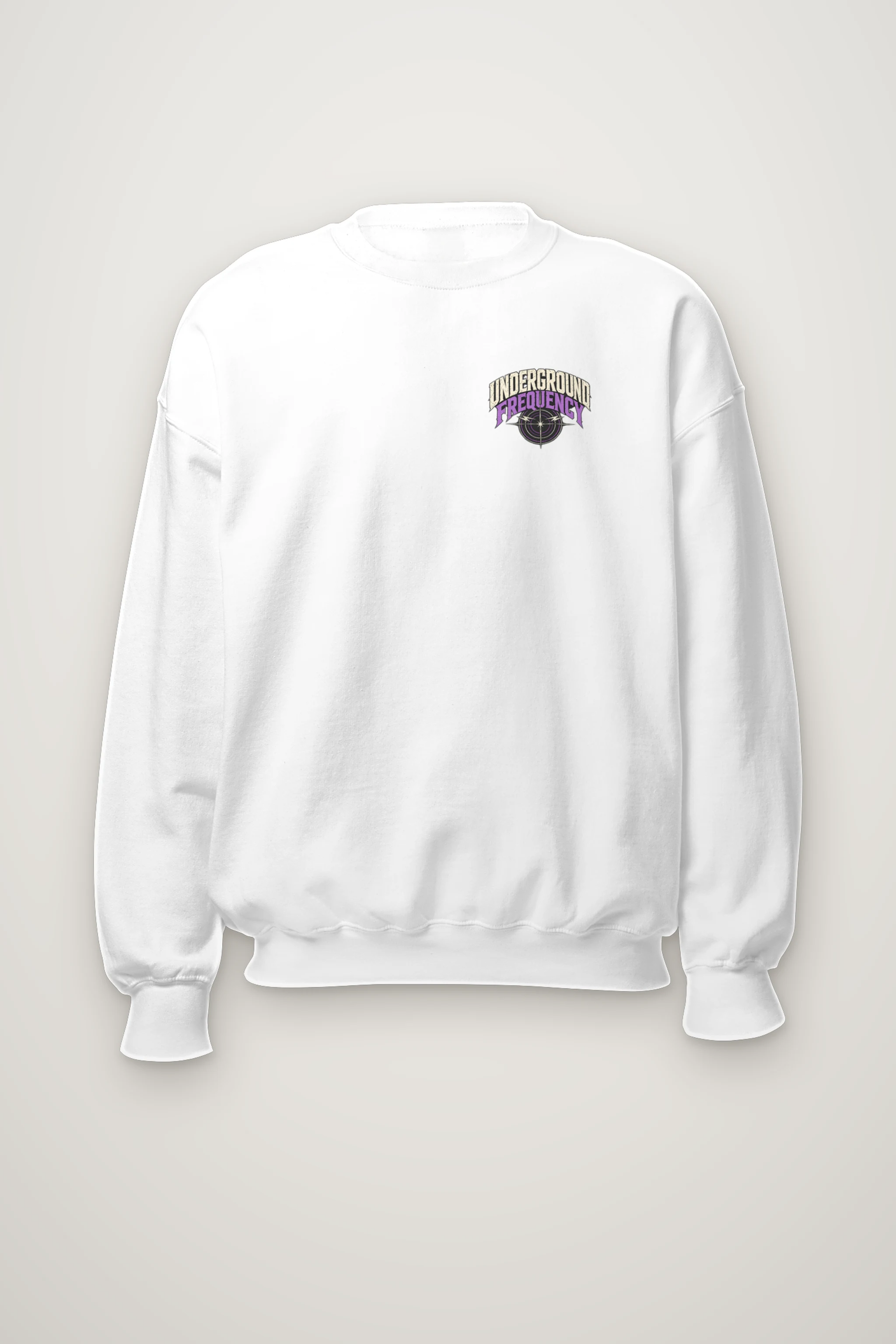 "Underground Frequency" Heavy Blend Unisex Crewneck Sweatshirt
