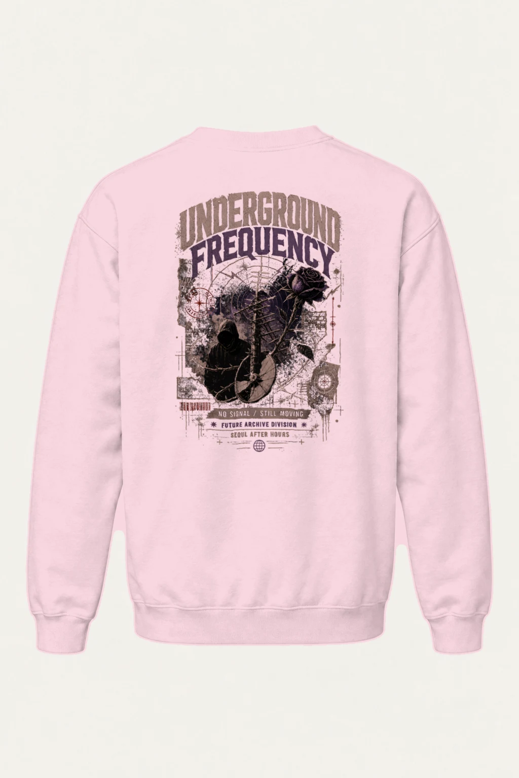 "Underground Frequency" Heavy Blend Unisex Crewneck Sweatshirt | Gildan 18000