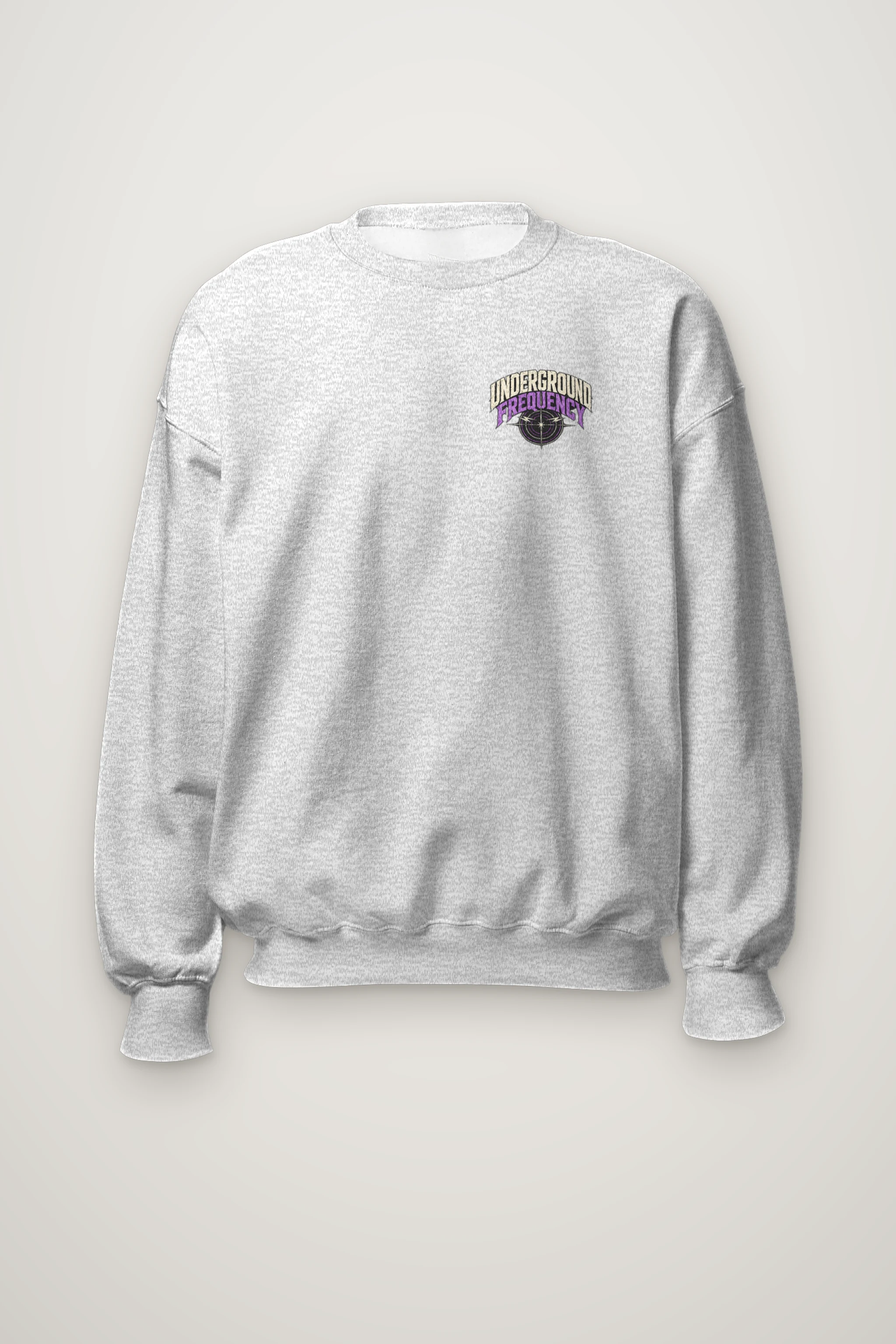 "Underground Frequency" Heavy Blend Unisex Crewneck Sweatshirt