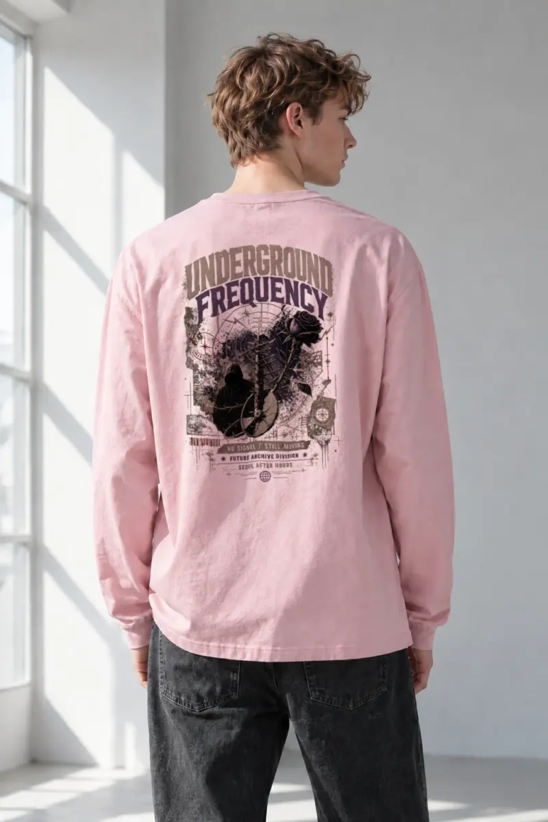 “Underground Frequency” Unisex Longsleeve T-shirt | Gildan 2400