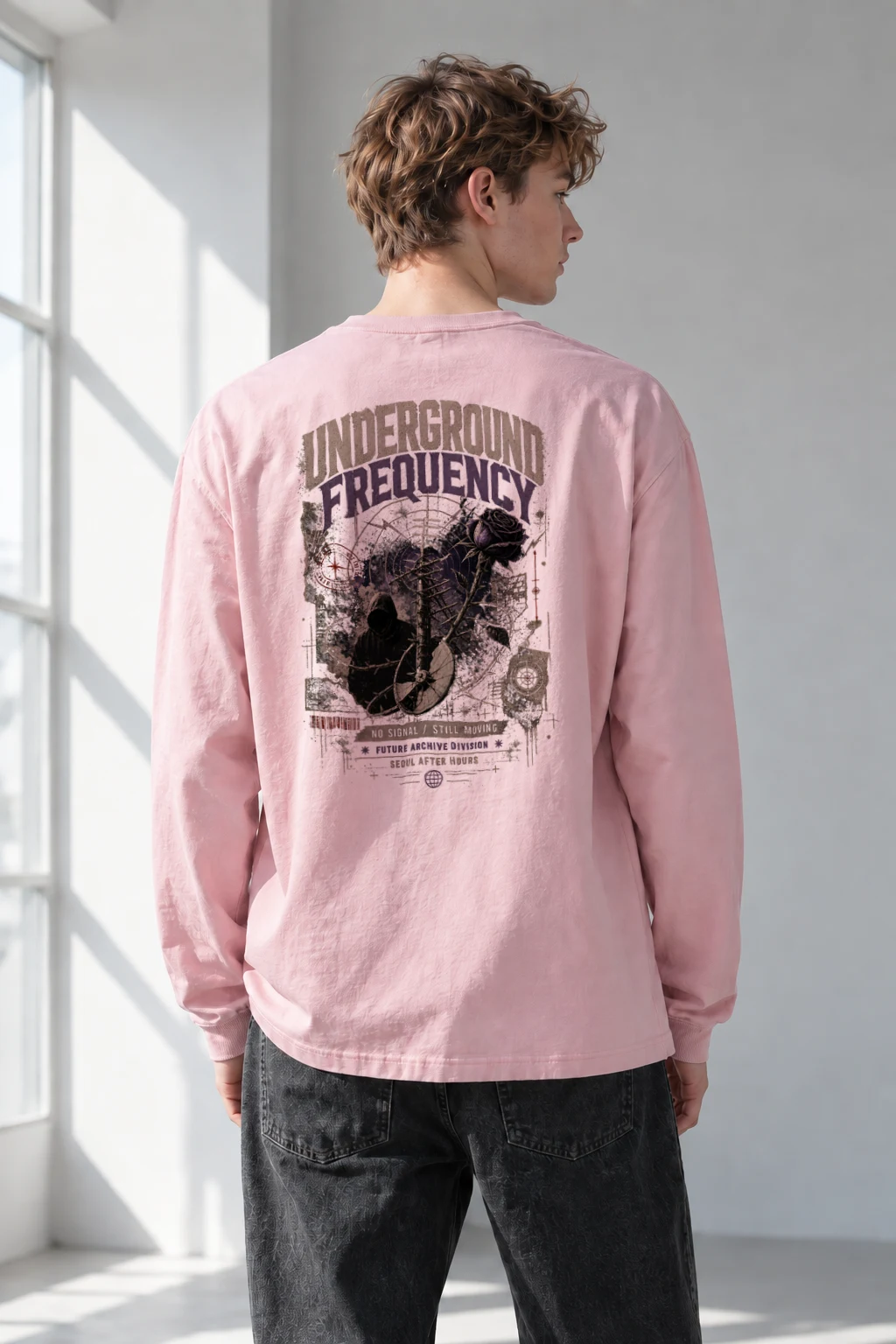 "Underground Frequency" Unisex Longsleeve T-shirt | Gildan 2400